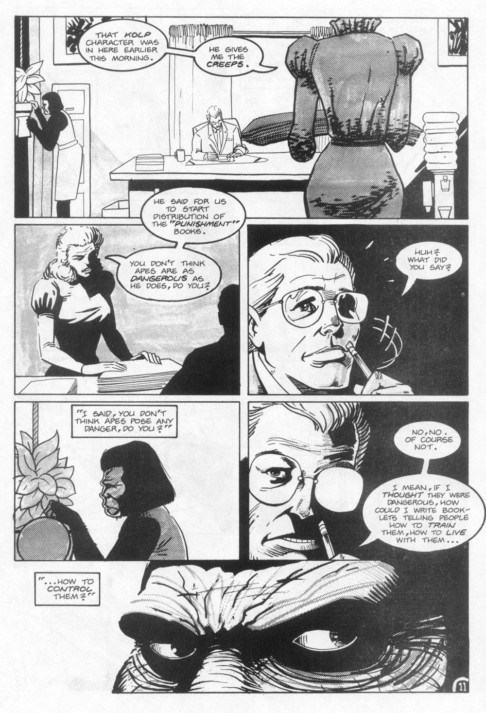 Read online Planet of the Apes (1990) comic -  Issue #19 - 13