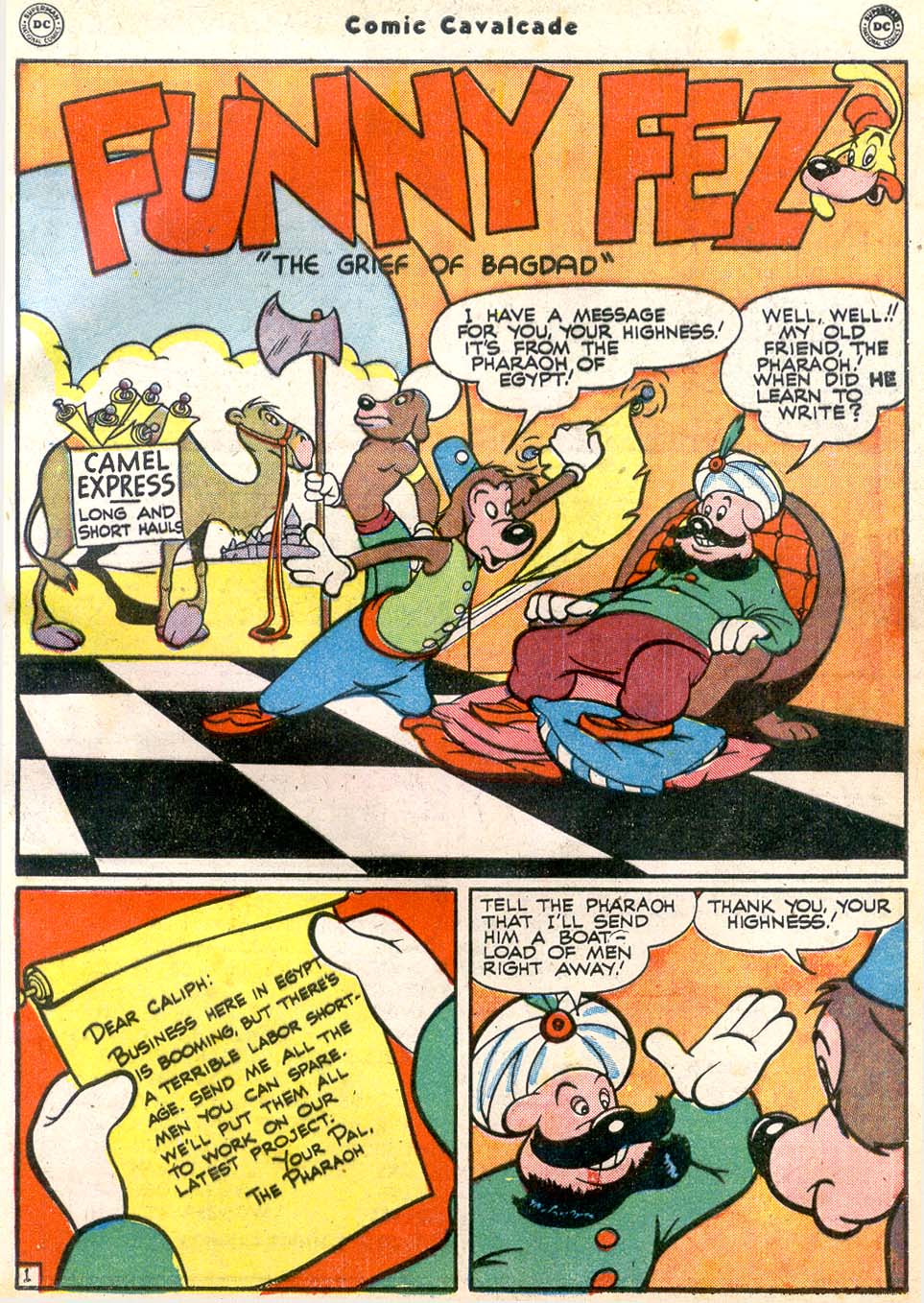 Read online Comic Cavalcade comic -  Issue #36 - 49