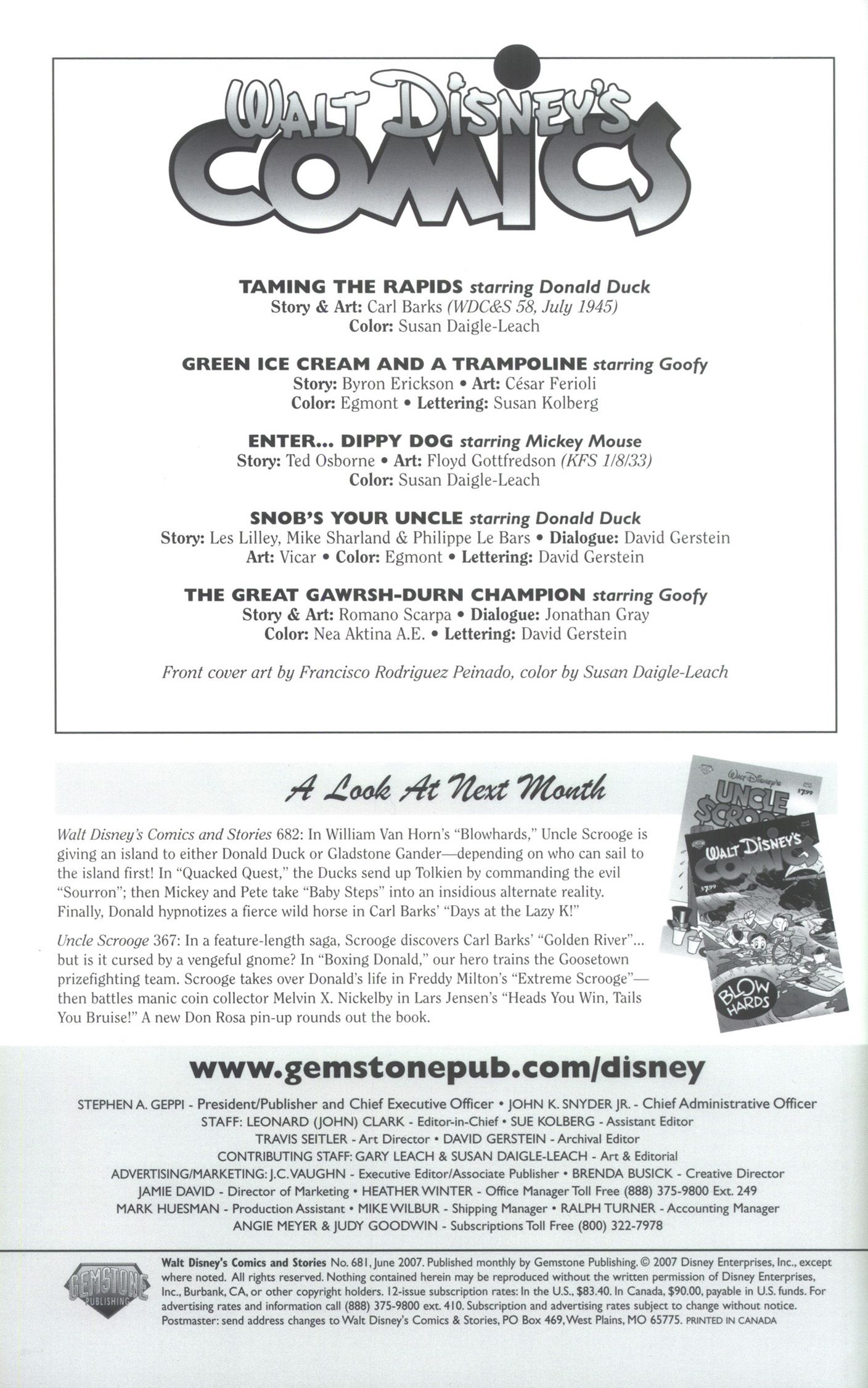 Read online Walt Disney's Comics and Stories comic -  Issue #681 - 2