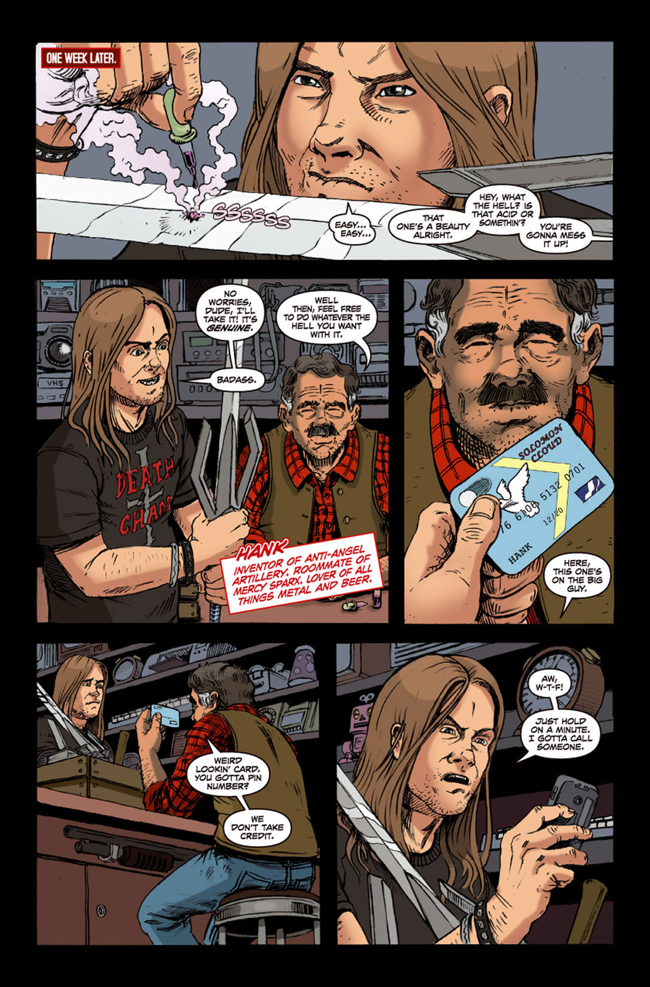 Read online Hack/Slash & Mercy Sparx: A Slice of Hell comic -  Issue #1 - 11
