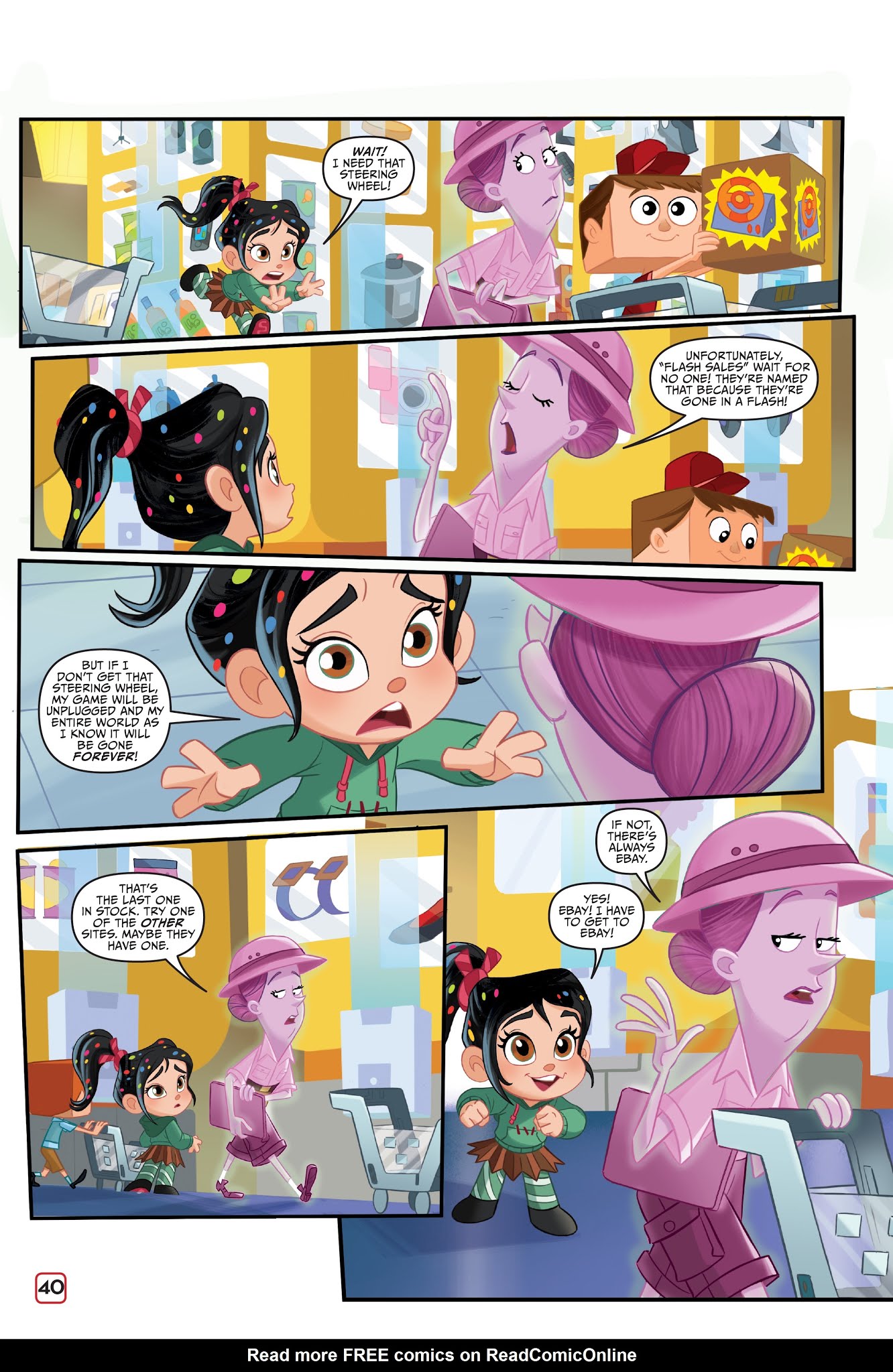 Read online Disney Ralph Breaks the Internet: Click Start- Select-Your-Story Adventure comic -  Issue # Full - 38