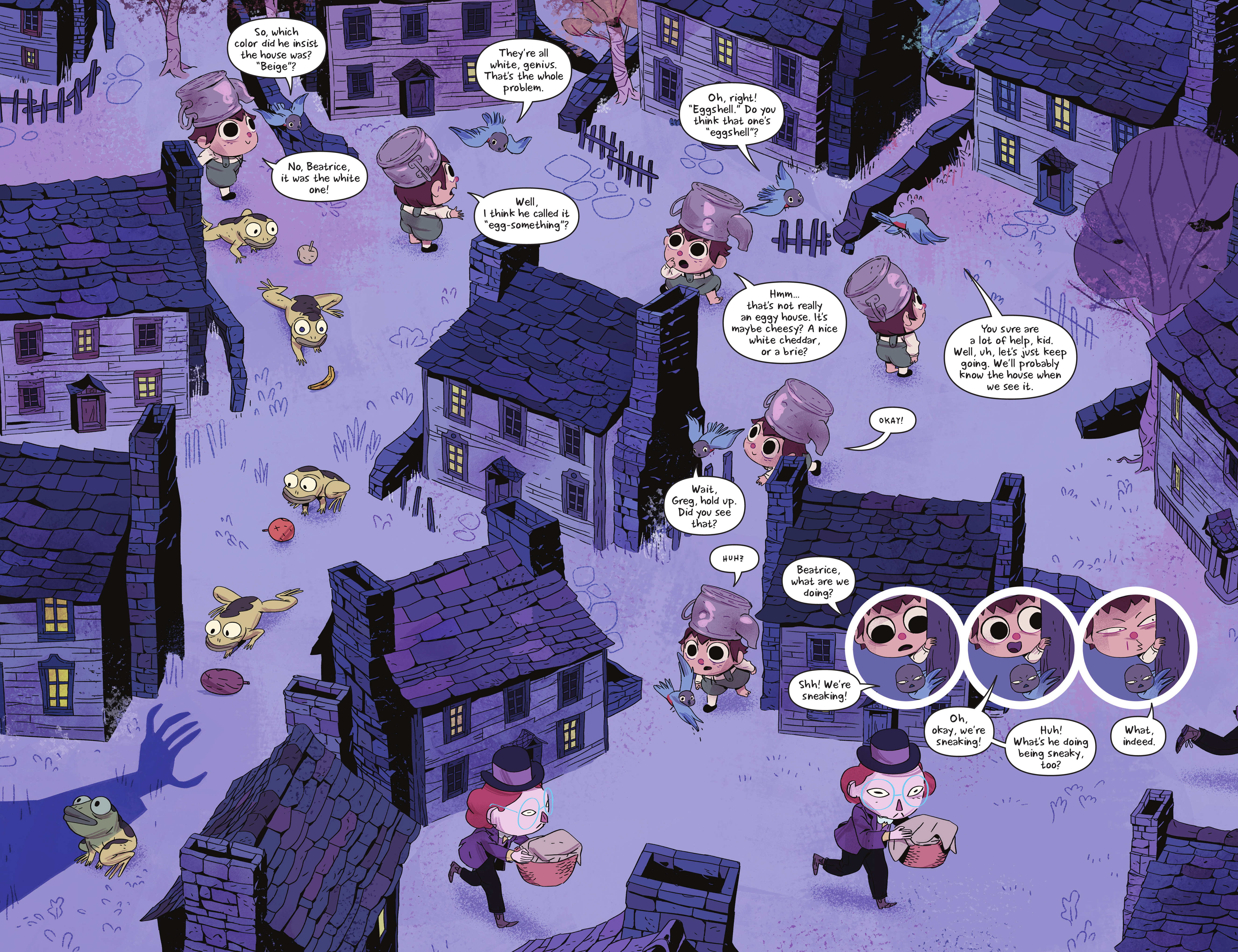 Read online Over the Garden Wall: Hollow Town comic -  Issue # TPB - 60