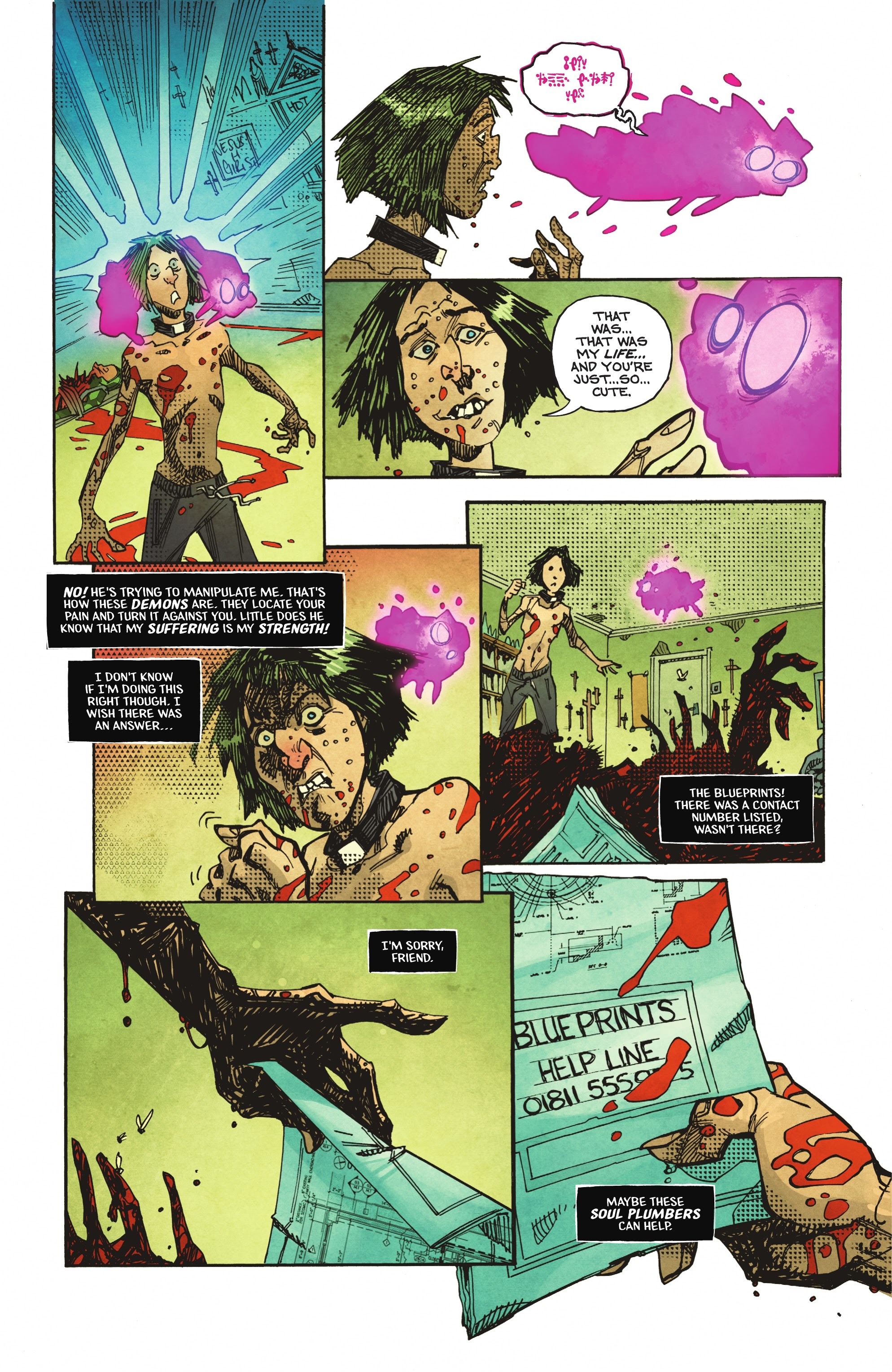 Read online DC Horror Presents: Soul Plumber comic -  Issue #2 - 13