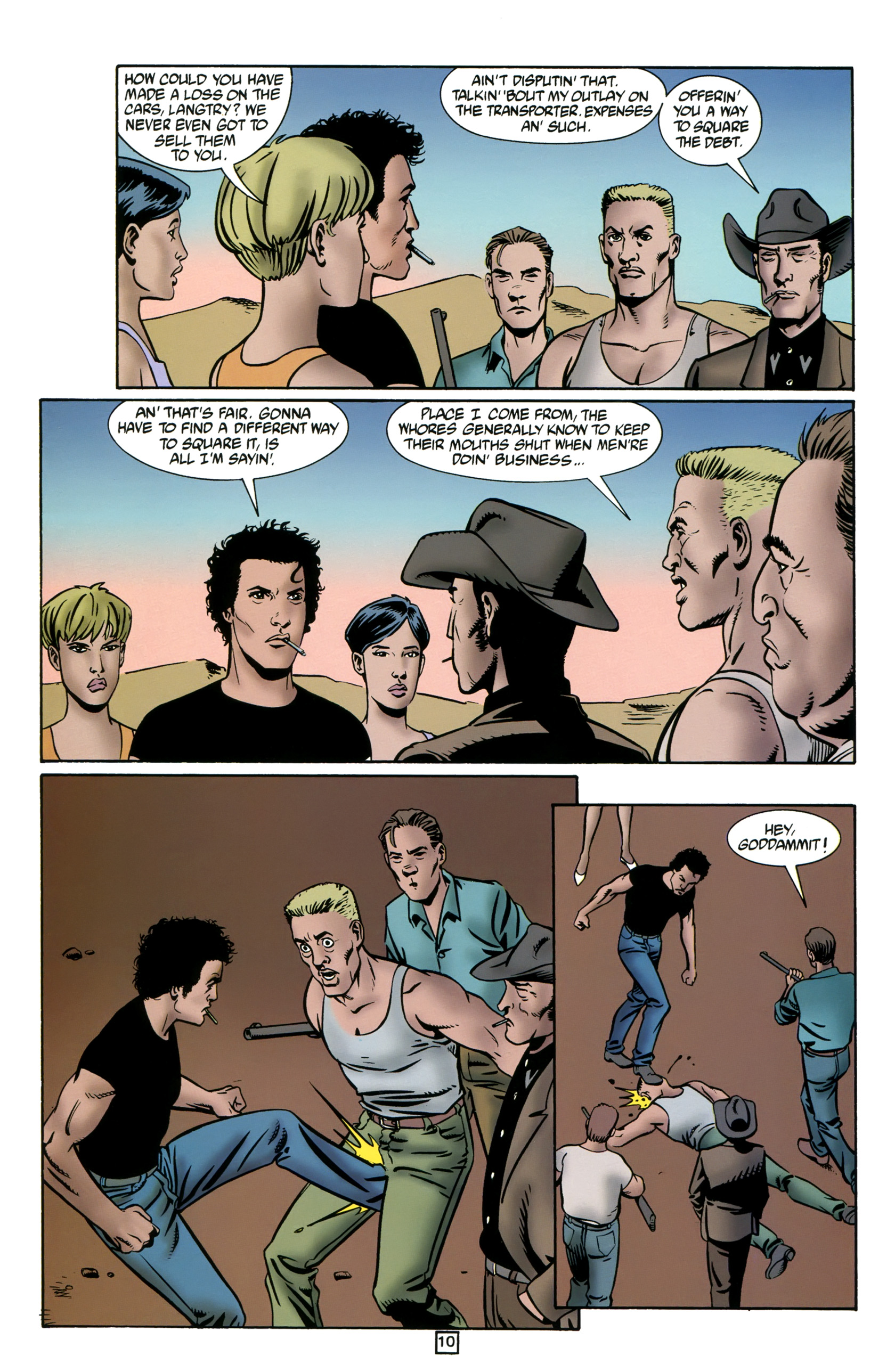 Read online Preacher: Tall in the Saddle comic -  Issue # Full - 12