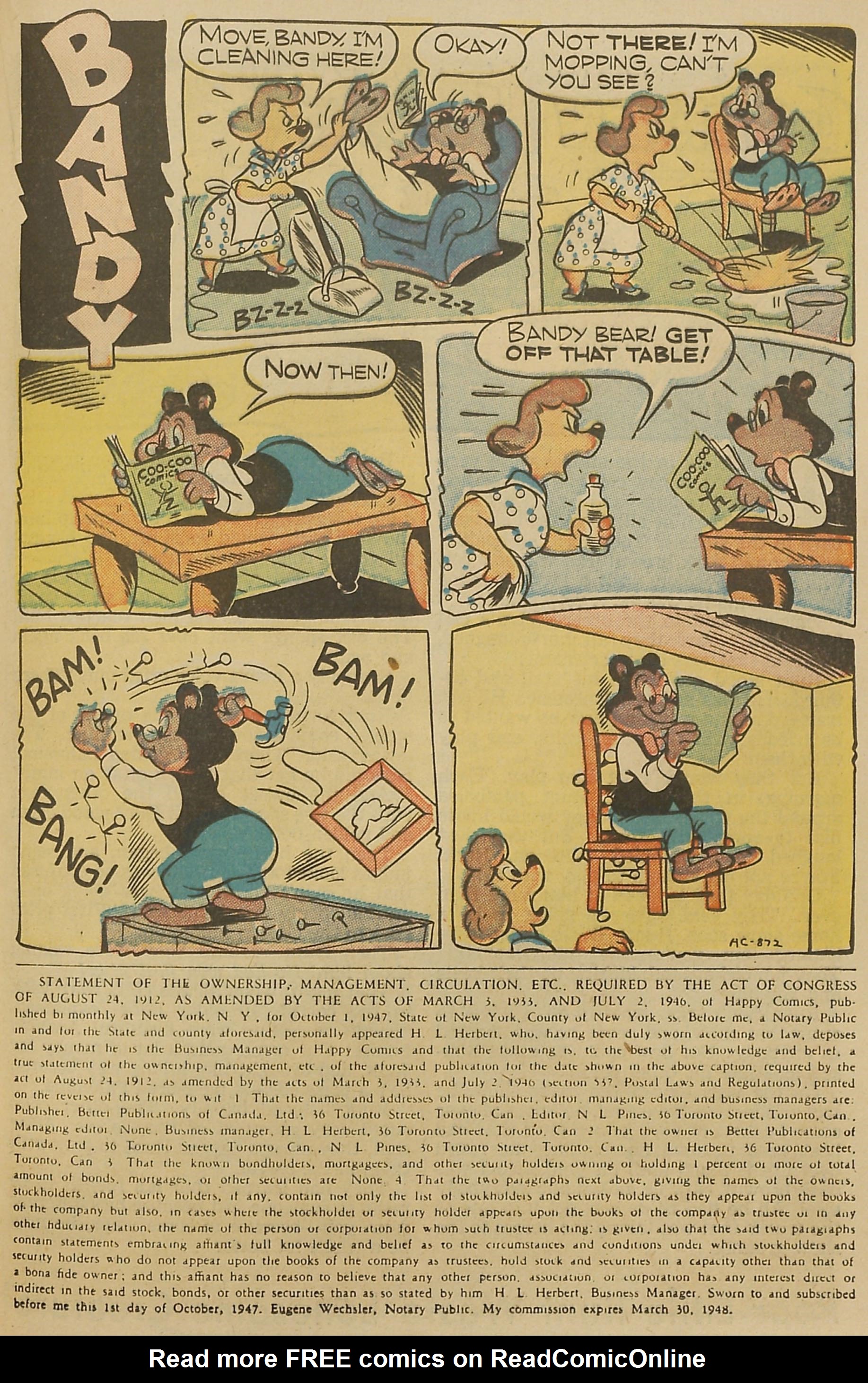 Read online Happy Comics comic -  Issue #24 - 33