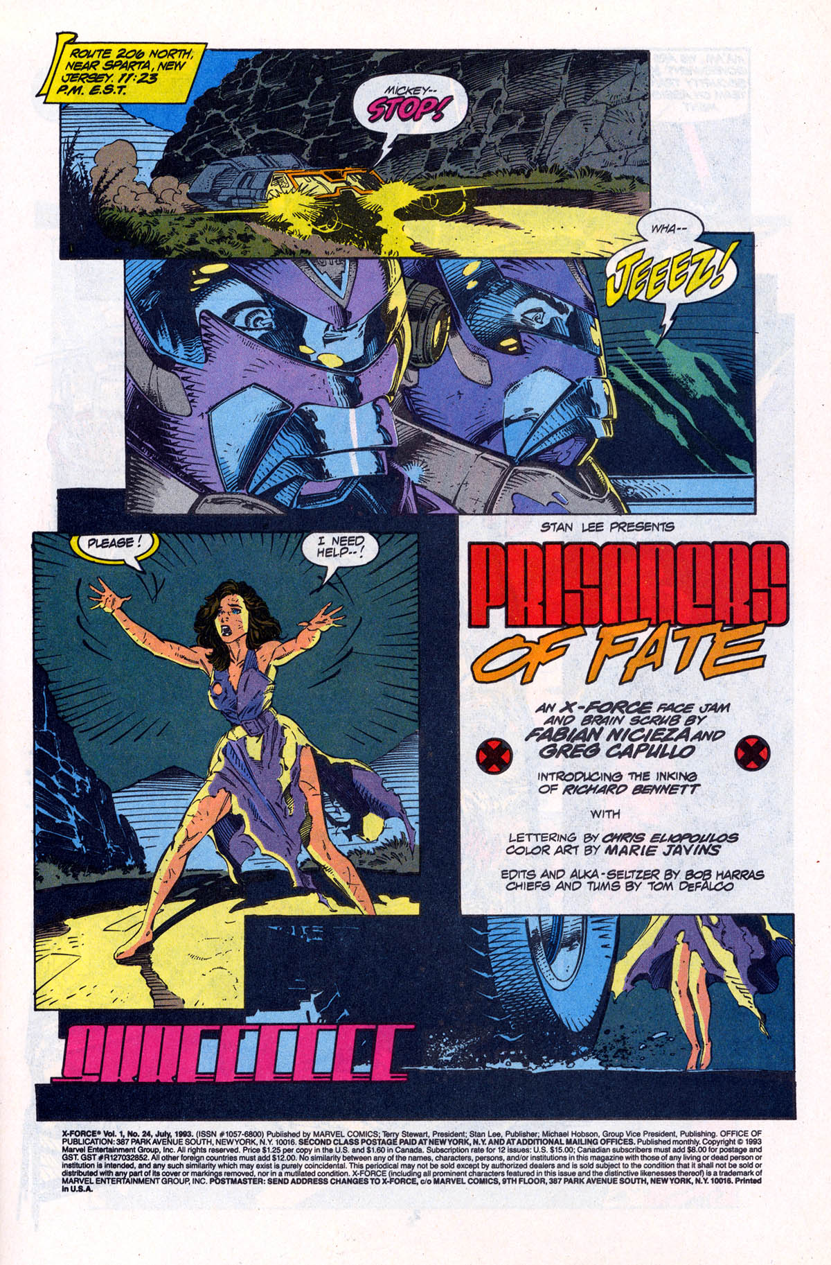 Read online X-Force (1991) comic -  Issue #24 - 3