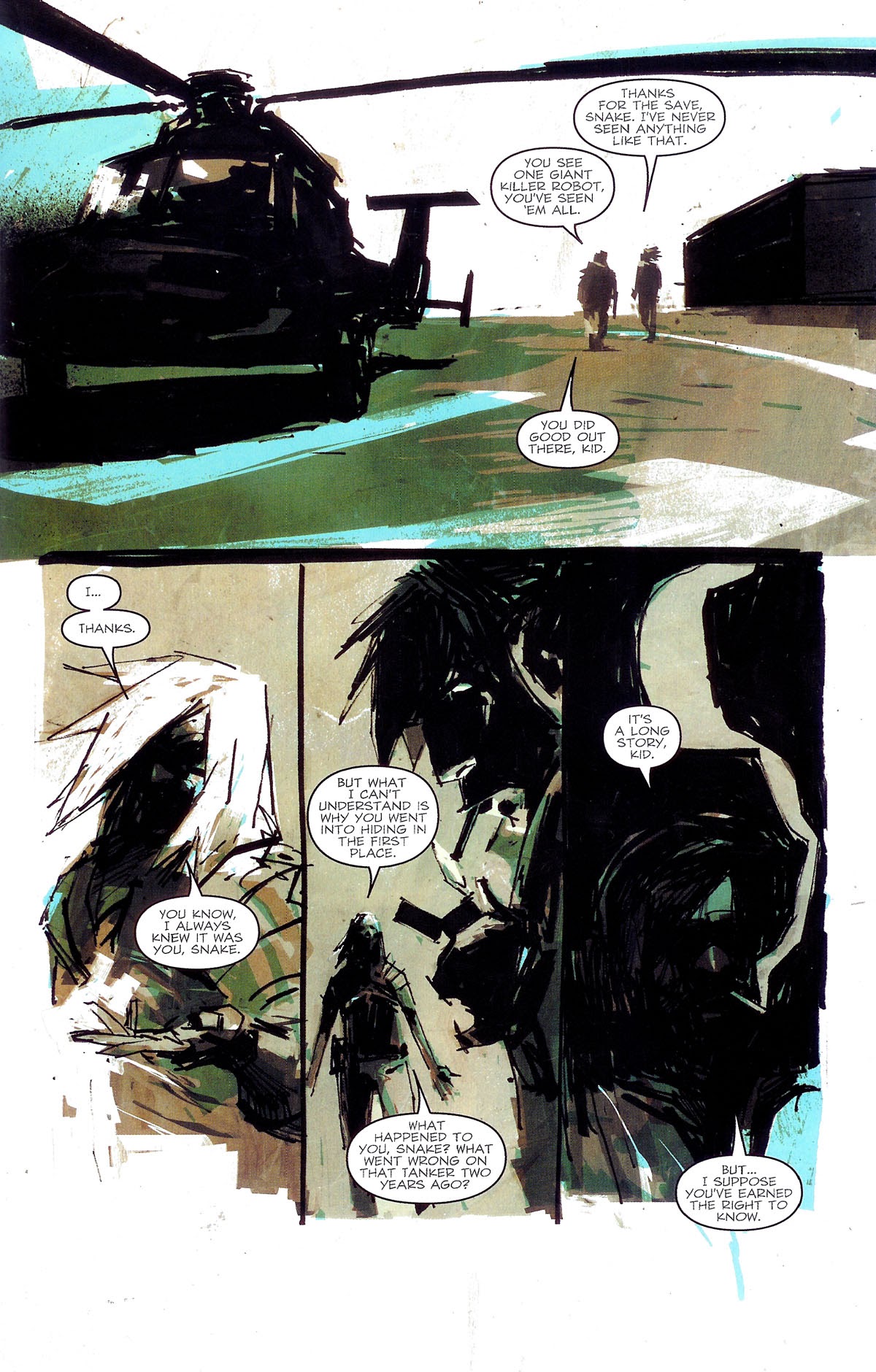Read online Metal Gear Solid: Sons of Liberty comic -  Issue #6 - 8
