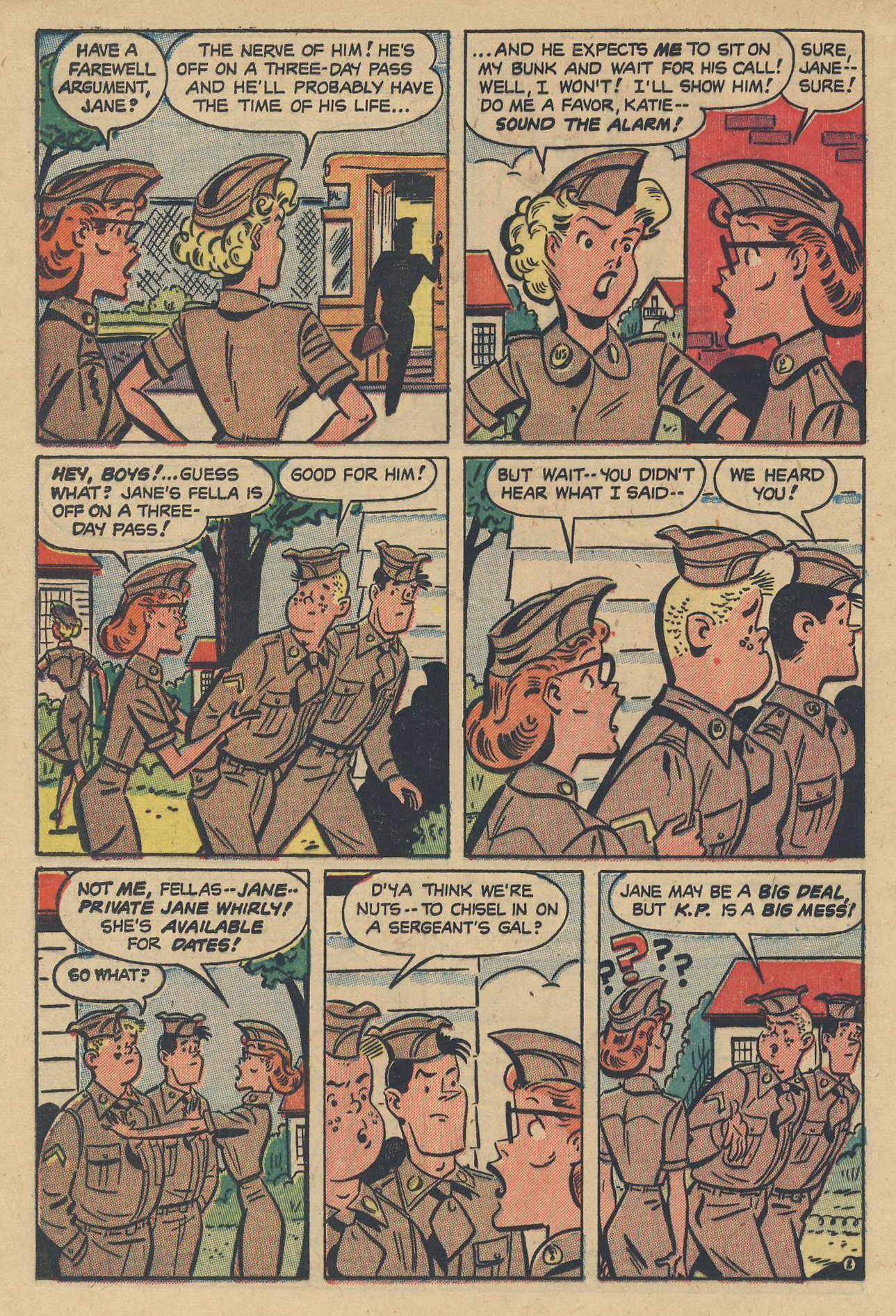 Read online G. I. Jane (1953) comic -  Issue #6 - 20