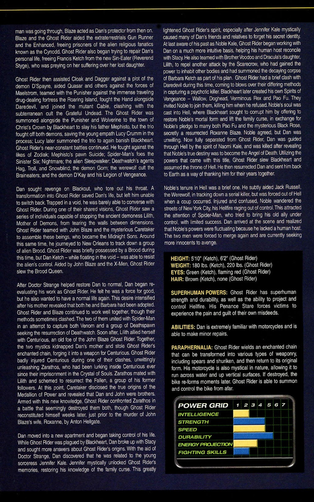 The Official Handbook of the Marvel Universe: Marvel Knights issue Full - Page 29