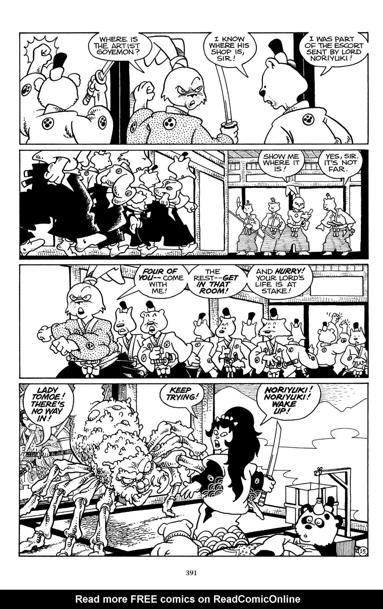 Read online The Usagi Yojimbo Saga comic -  Issue # TPB 5 - 385