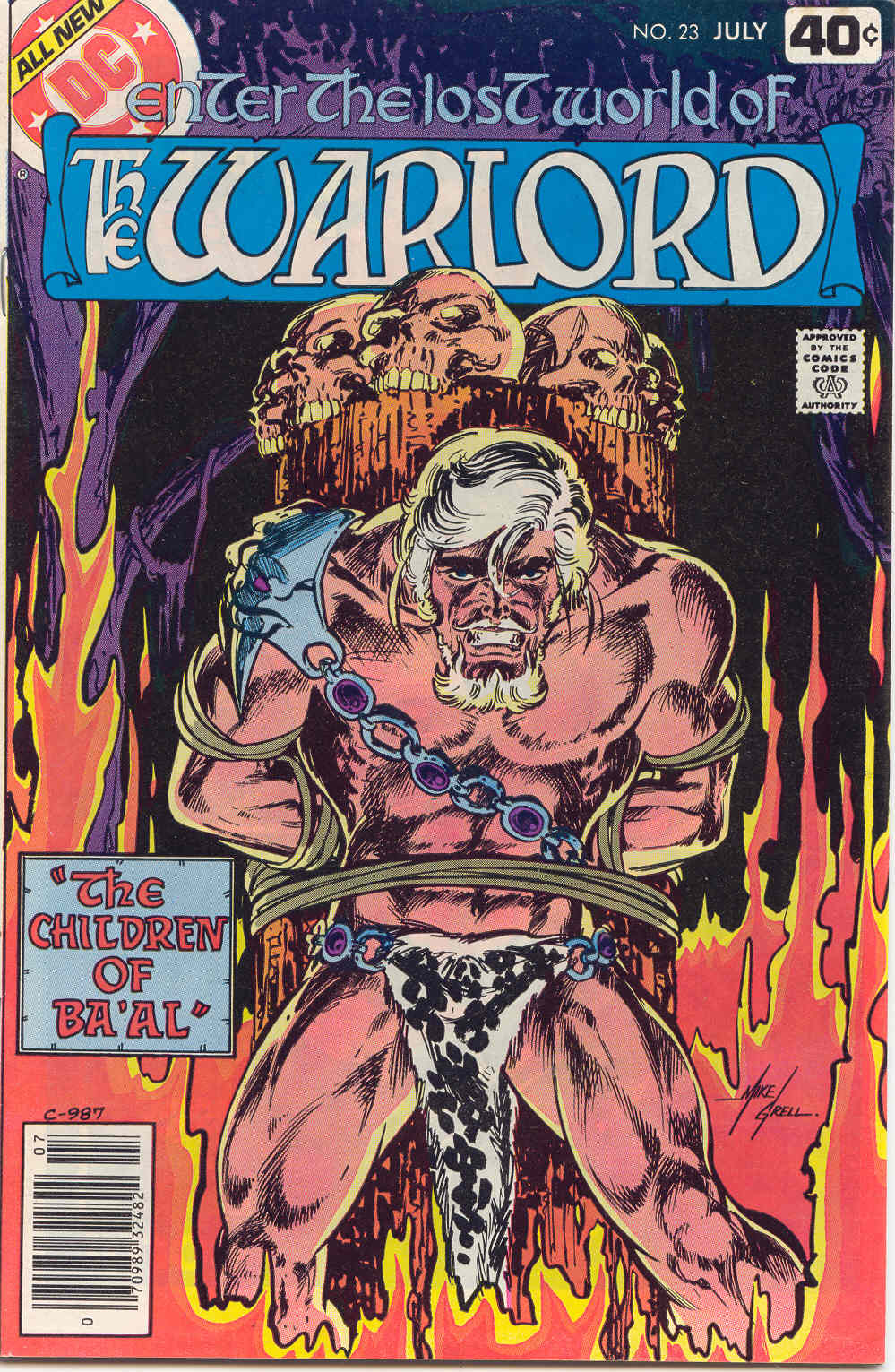 Read online Warlord (1976) comic -  Issue #23 - 1
