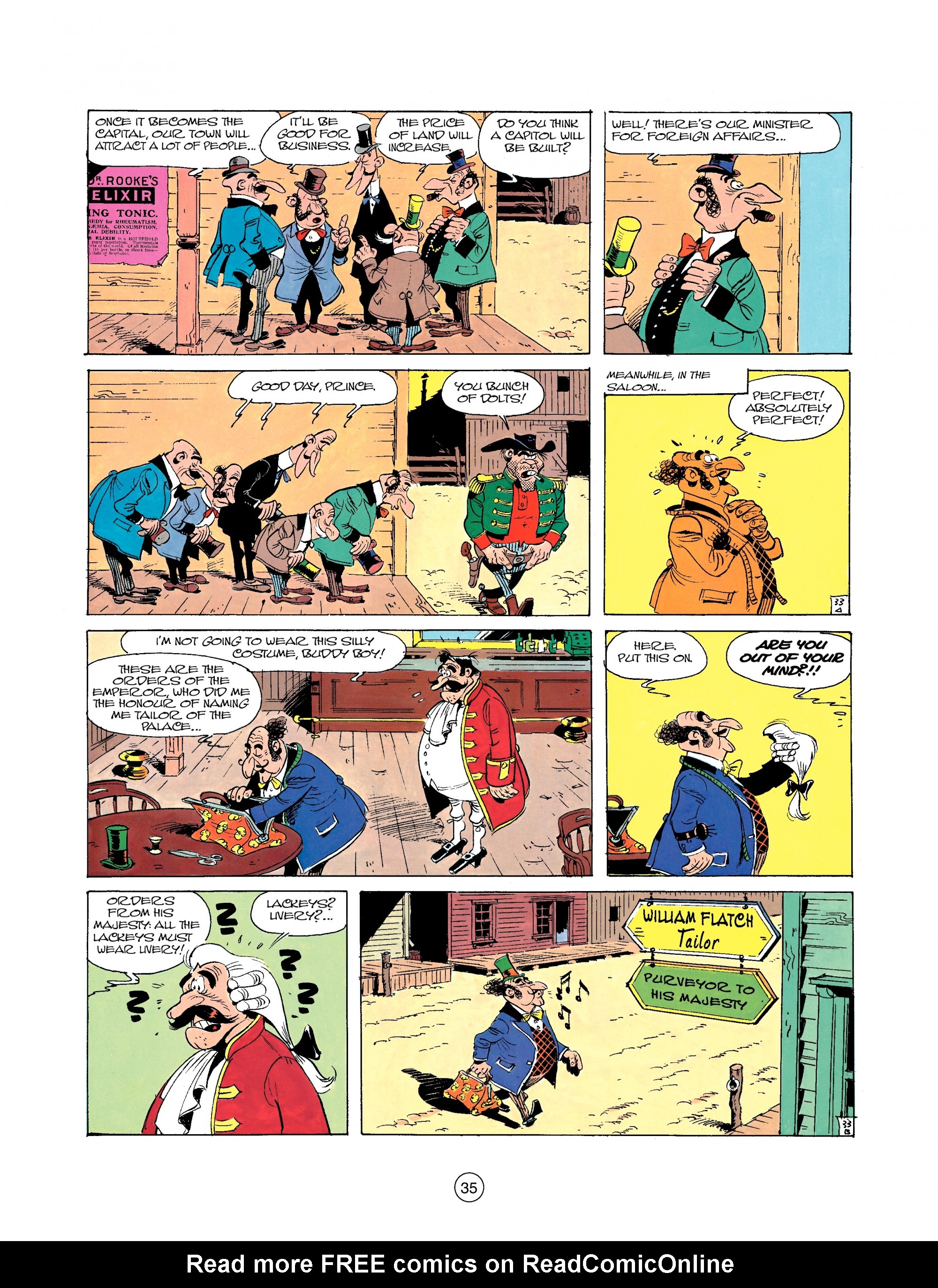 Read online A Lucky Luke Adventure comic -  Issue #22 - 35