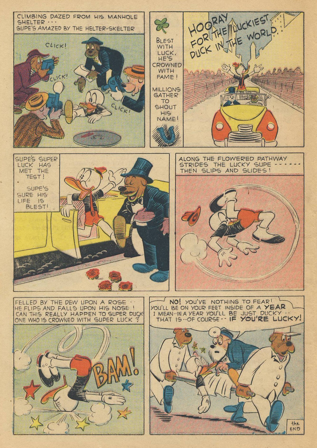 Read online Super Duck Comics comic -  Issue #28 - 36