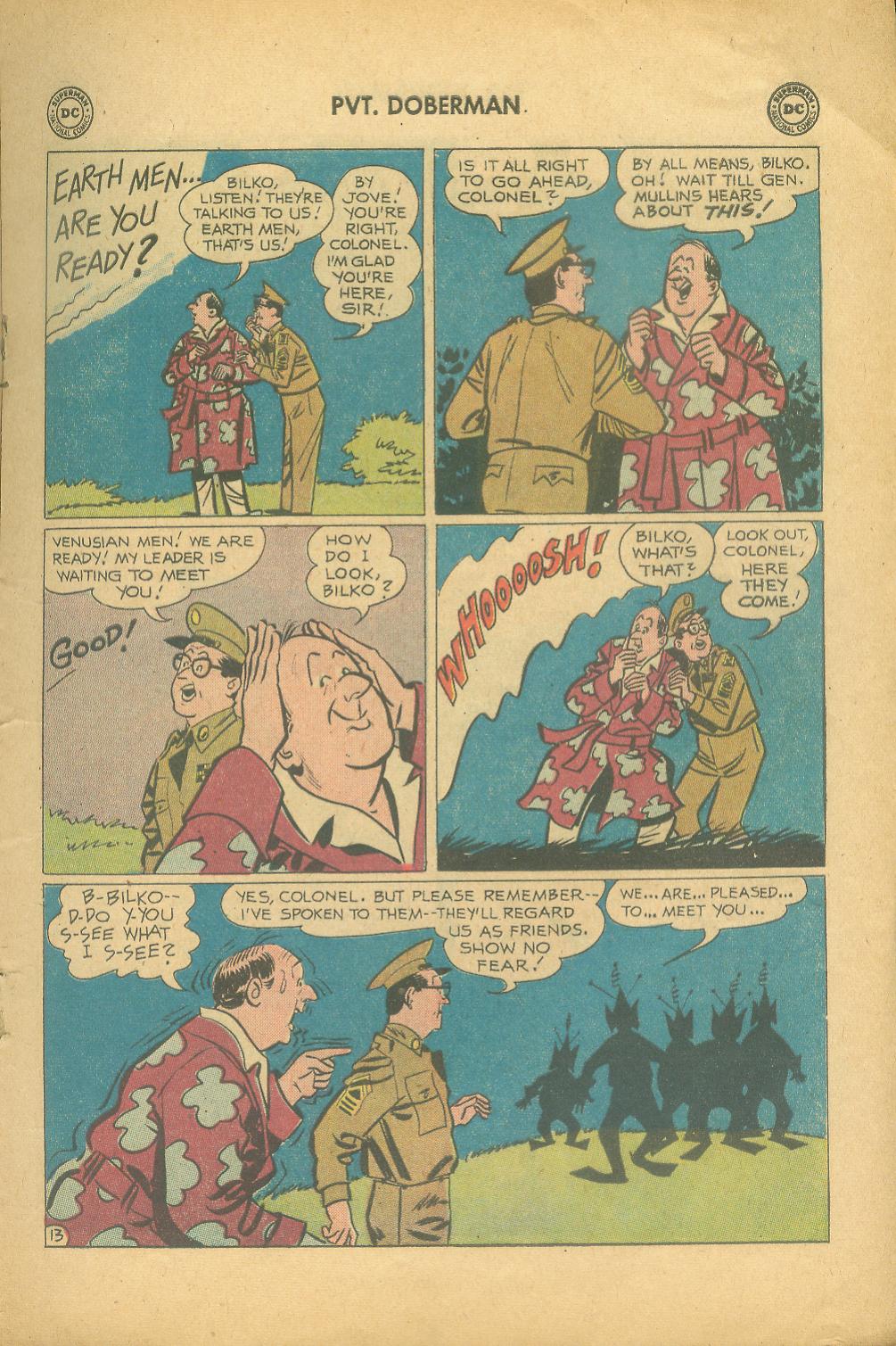 Read online Sgt. Bilko's Pvt. Doberman comic -  Issue #10 - 17