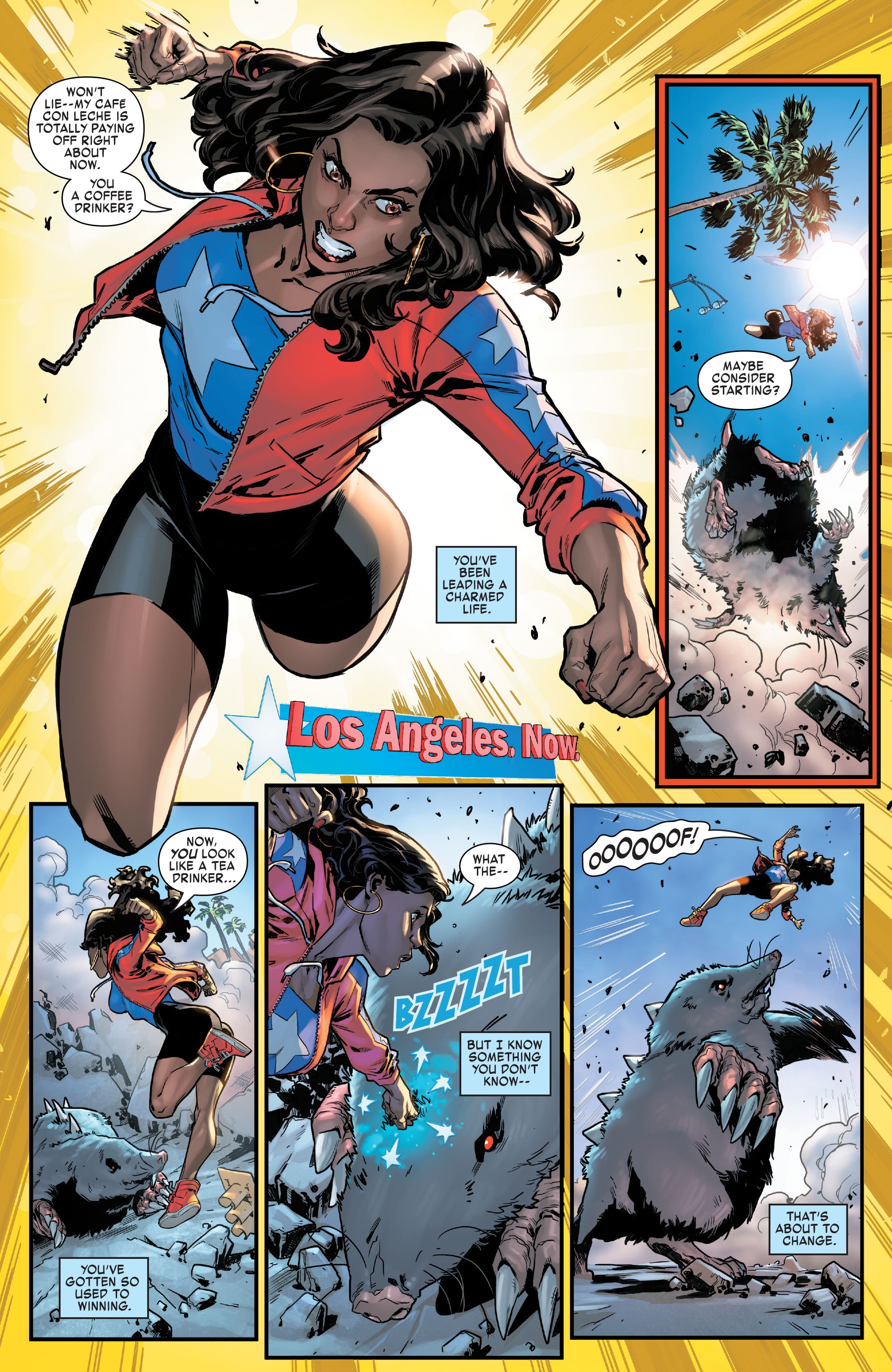 Read online America Chavez: Made In The USA comic -  Issue #1 - 4