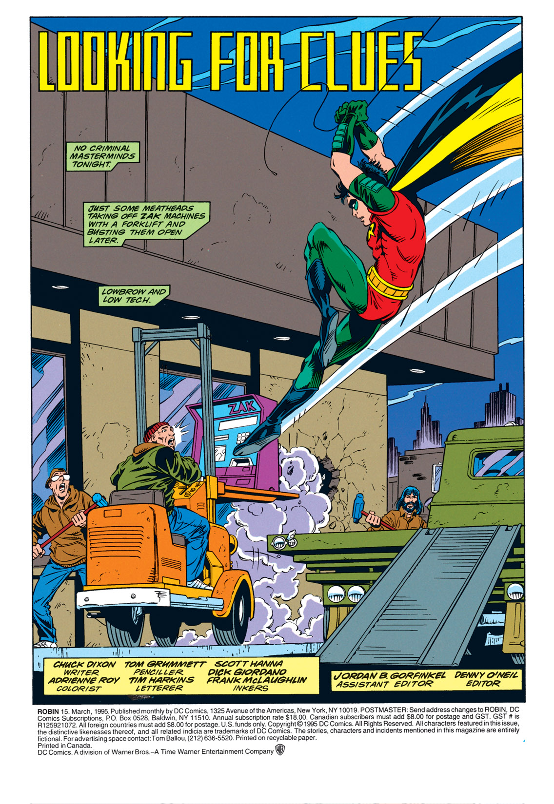 Read online Robin (1993) comic -  Issue #15 - 2