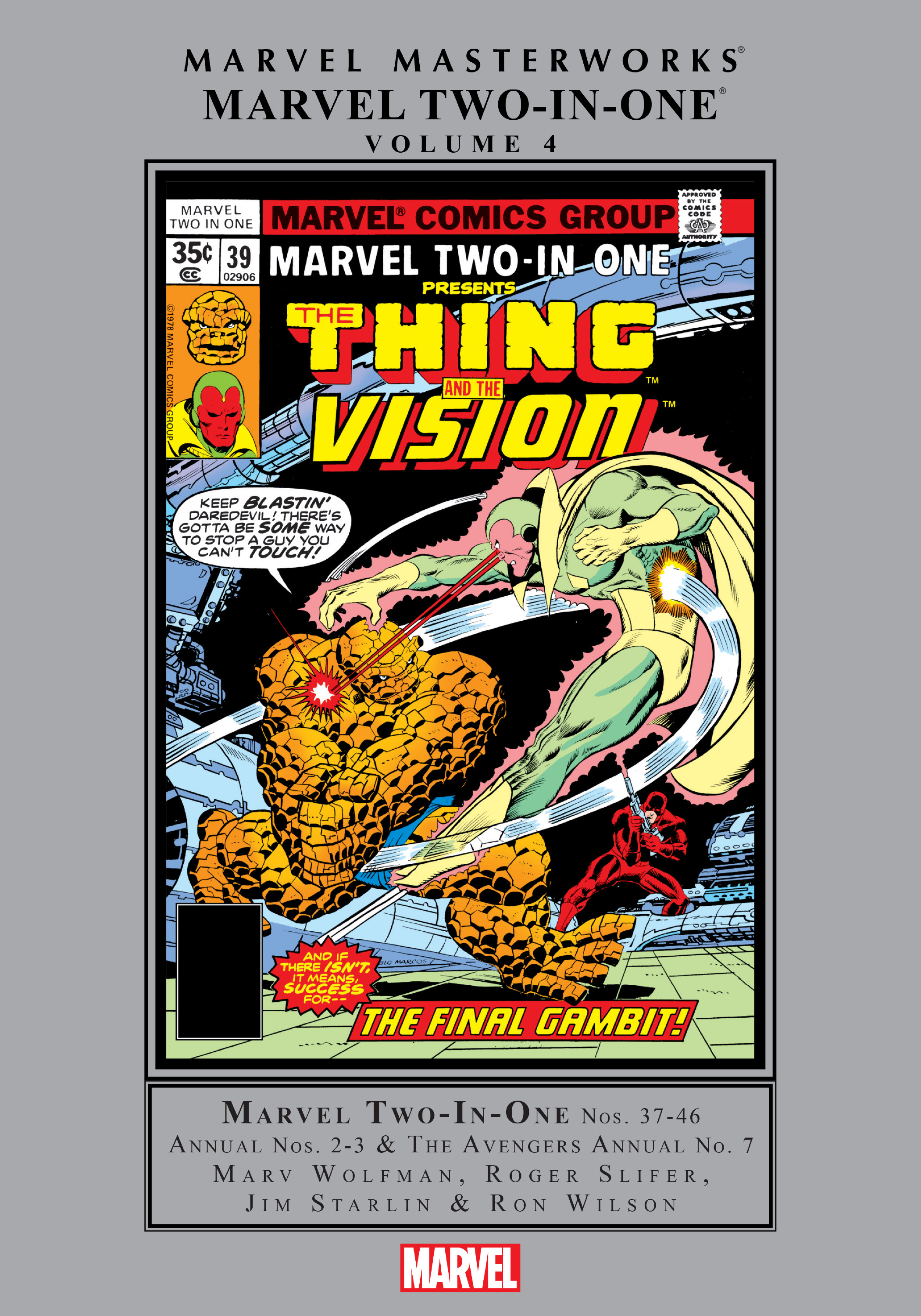 Read online Marvel Masterworks: Marvel Two-In-One comic -  Issue # TPB 4 (Part 1) - 1