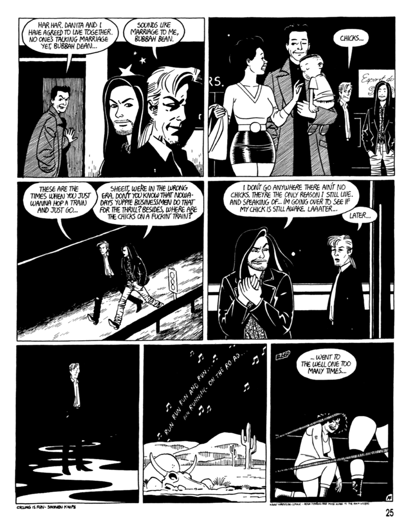 Read online Love and Rockets (1982) comic -  Issue #36 - 27