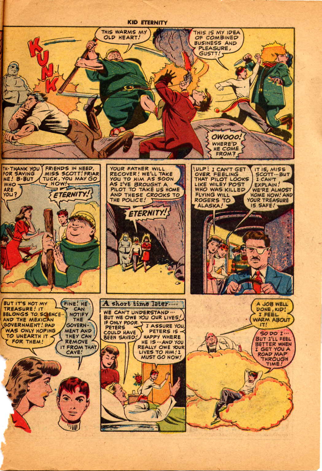 Read online Kid Eternity (1946) comic -  Issue #6 - 49