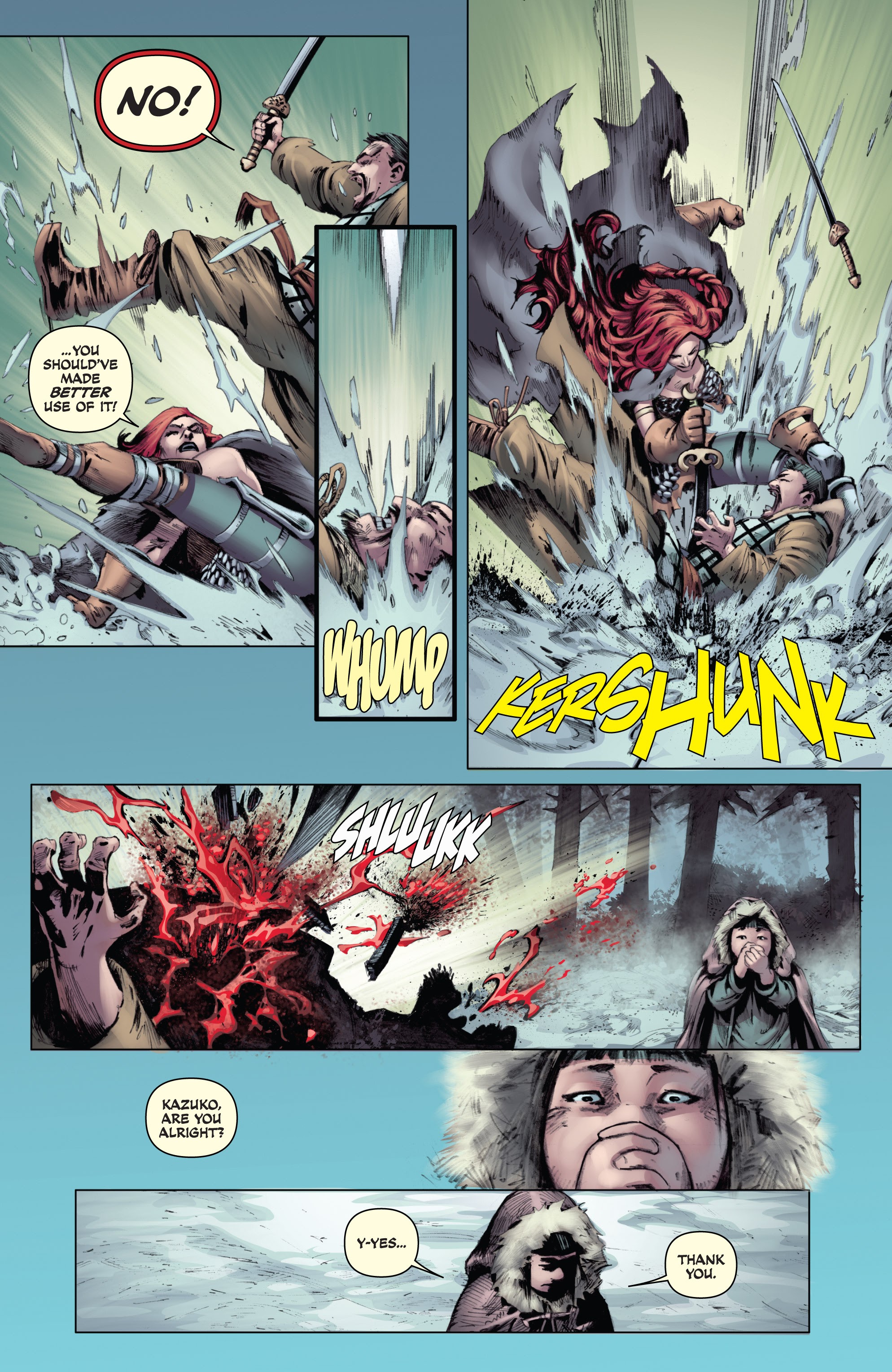 Read online Red Sonja and Cub comic -  Issue # Full - 14