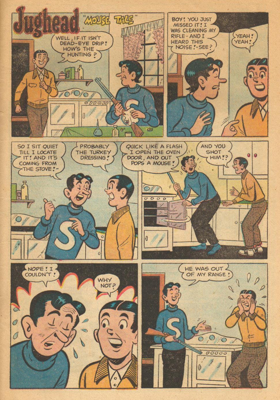 Read online Archie's Pal Jughead comic -  Issue #27 - 33