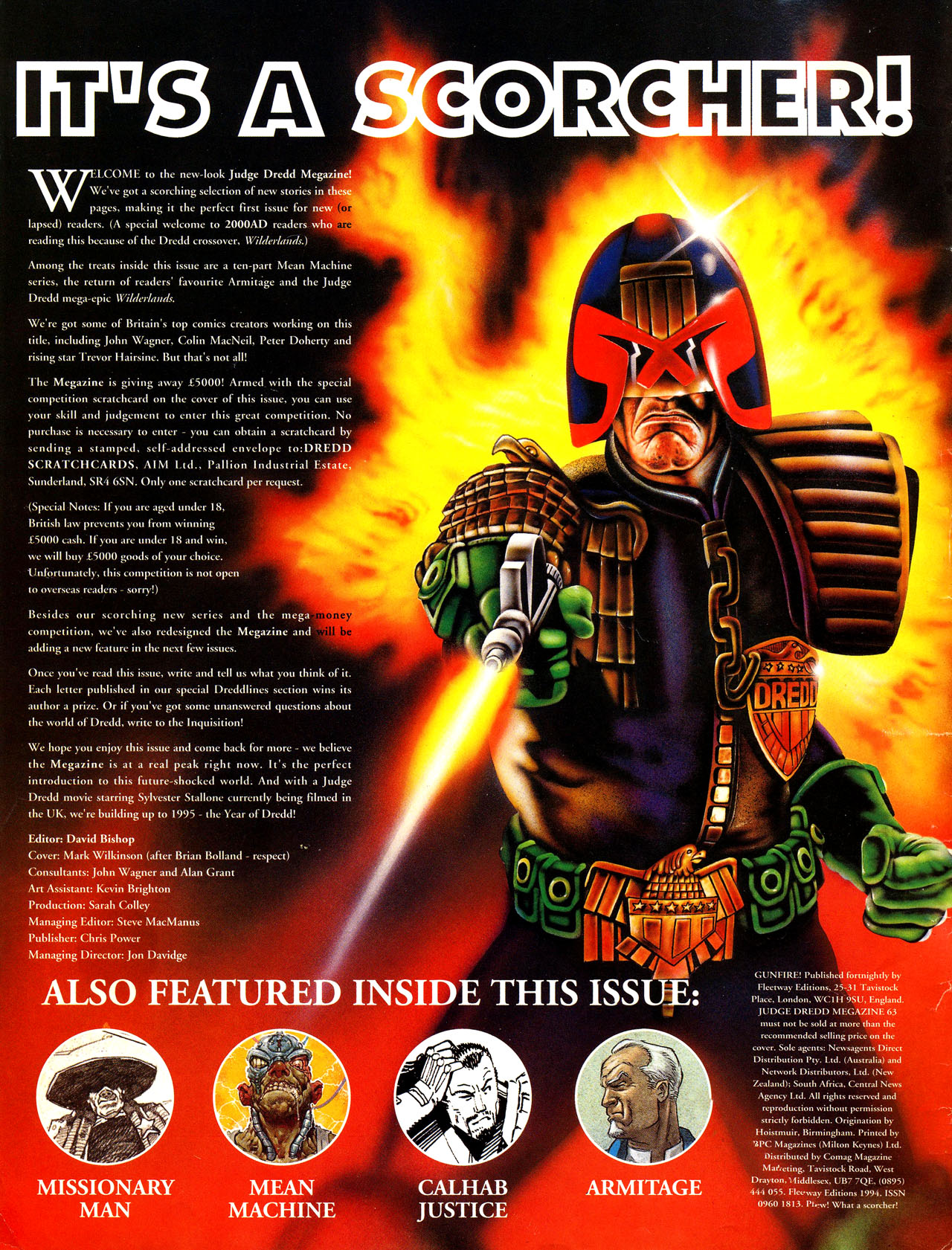 Read online Judge Dredd: The Megazine (vol. 2) comic -  Issue #63 - 2
