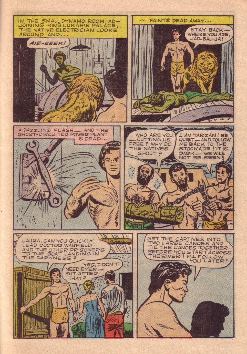 Read online Tarzan (1948) comic -  Issue #25 - 39