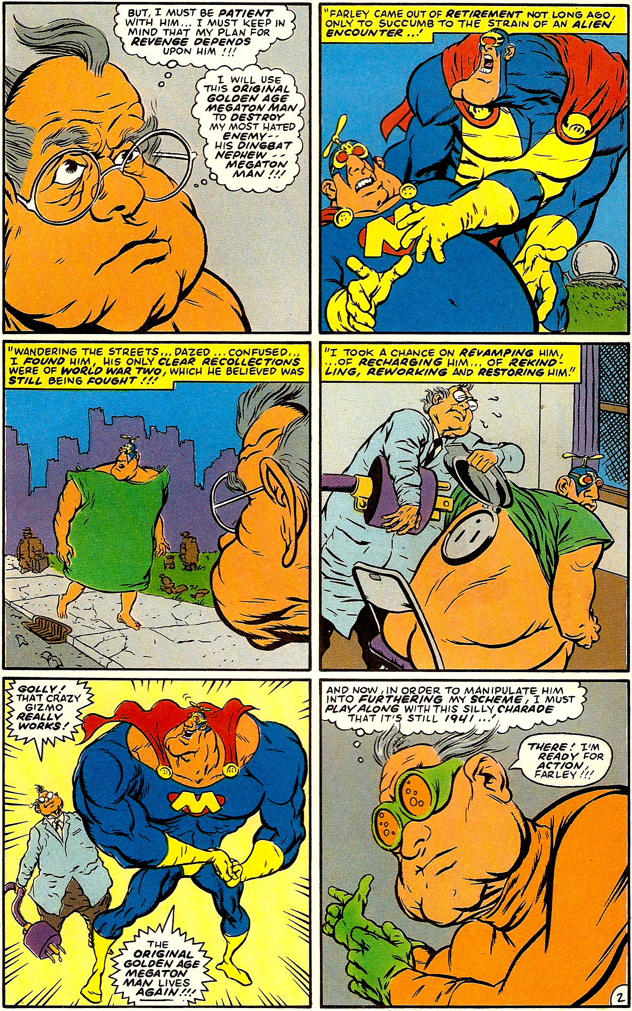 Read online The Return Of Megaton Man comic -  Issue #3 - 4