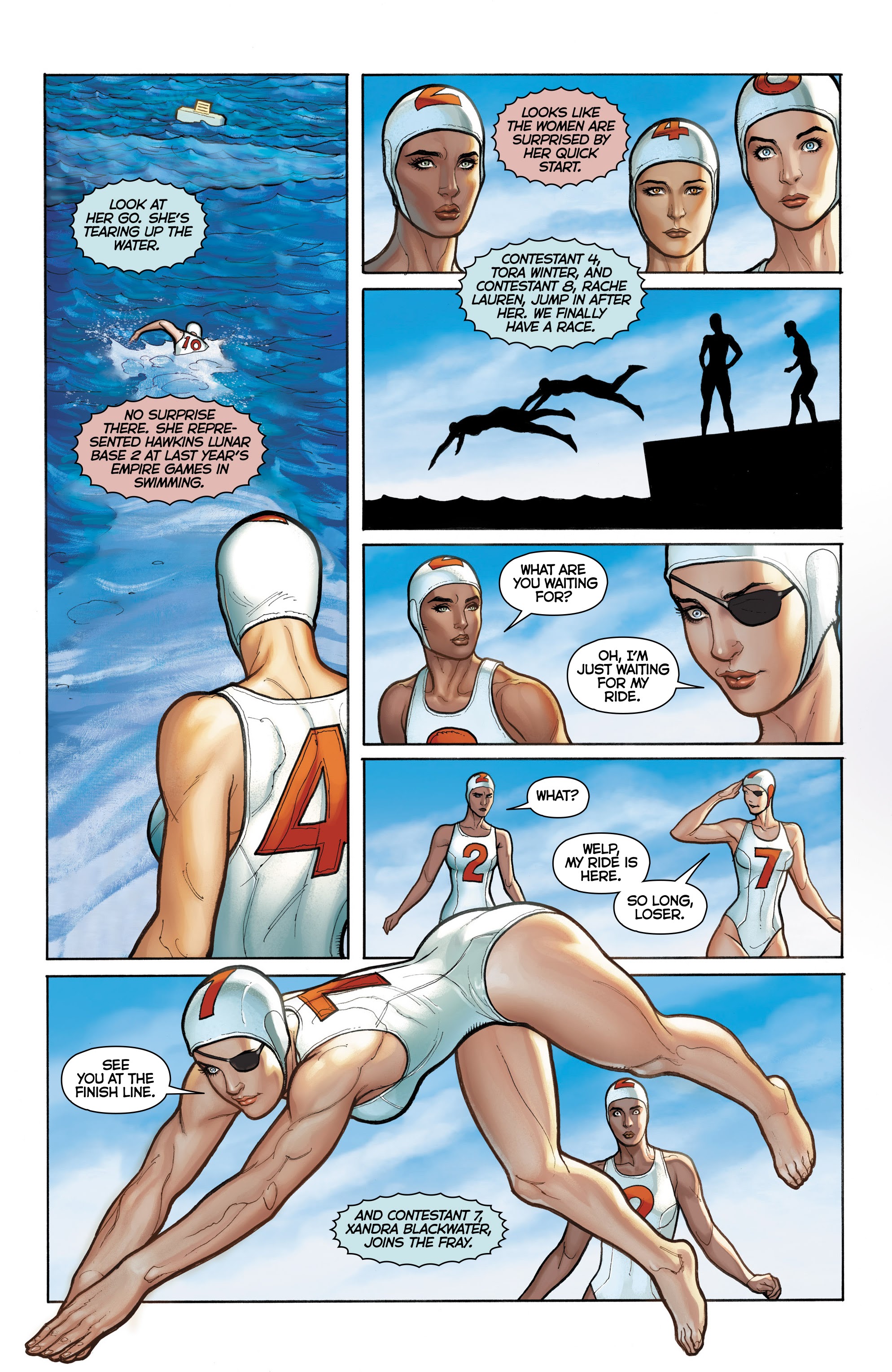 Read online Fight Girls comic -  Issue #3 - 7