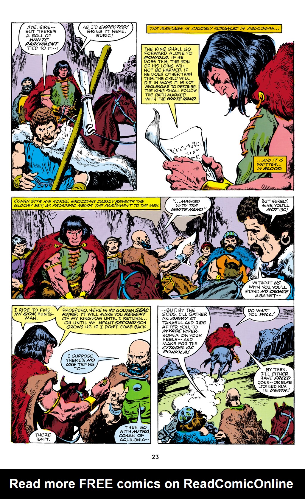 Read online The Chronicles of King Conan comic -  Issue # TPB 1 (Part 1) - 21