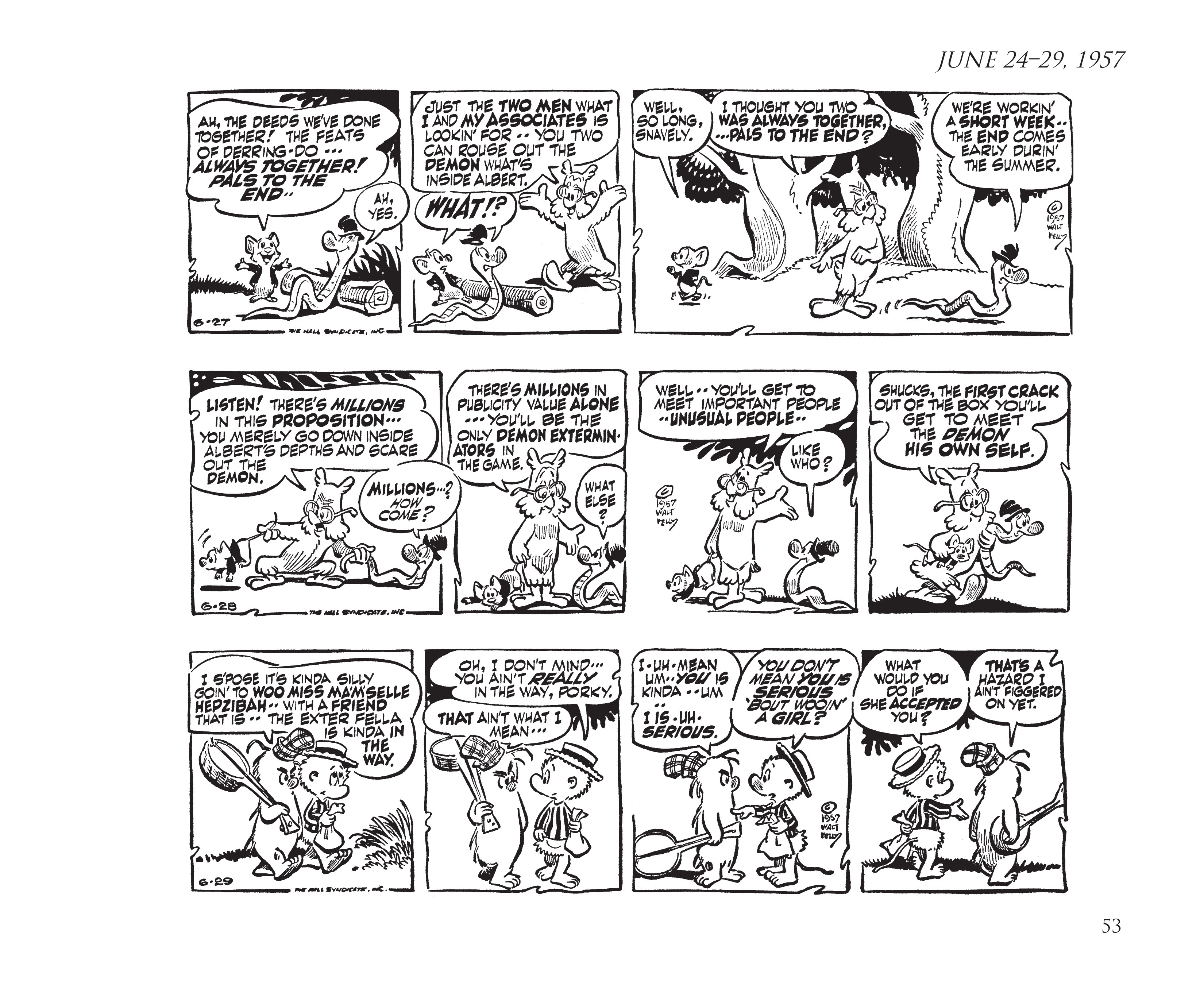 Read online Pogo by Walt Kelly: The Complete Syndicated Comic Strips comic -  Issue # TPB 5 (Part 1) - 62