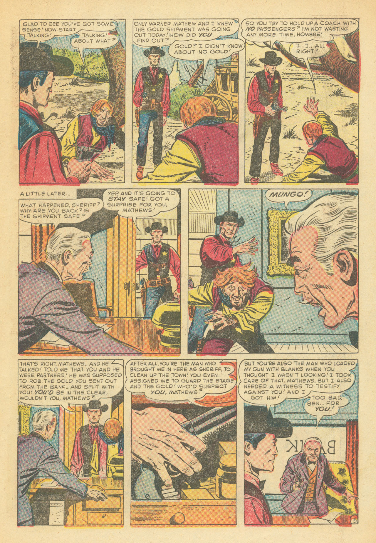 Read online Western Outlaws (1954) comic -  Issue #9 - 7