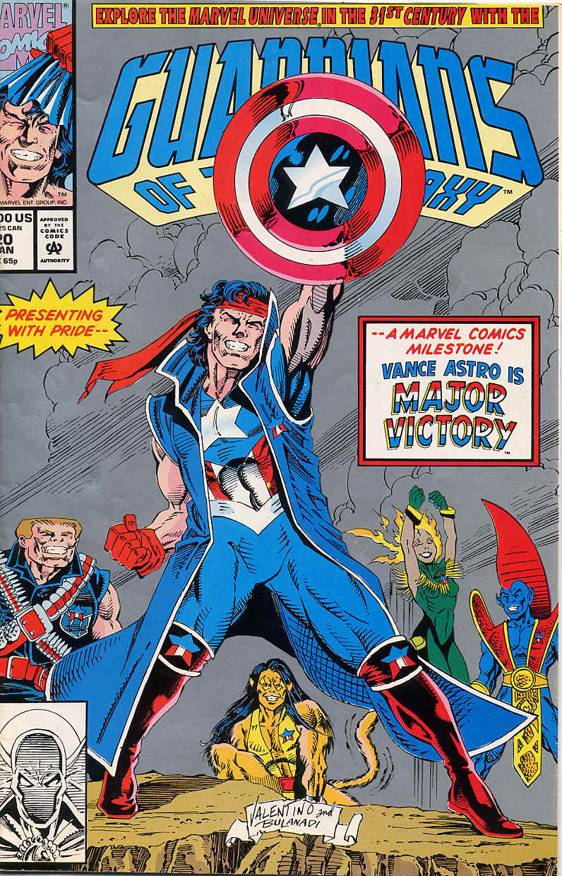 Read online Guardians of the Galaxy (1990) comic -  Issue #20 - 1