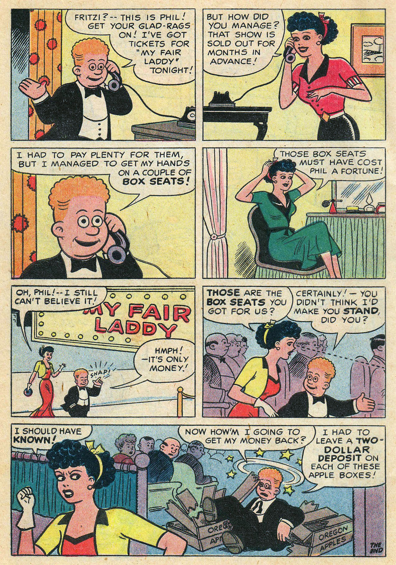 Read online Fritzi Ritz (1953) comic -  Issue #59 - 10