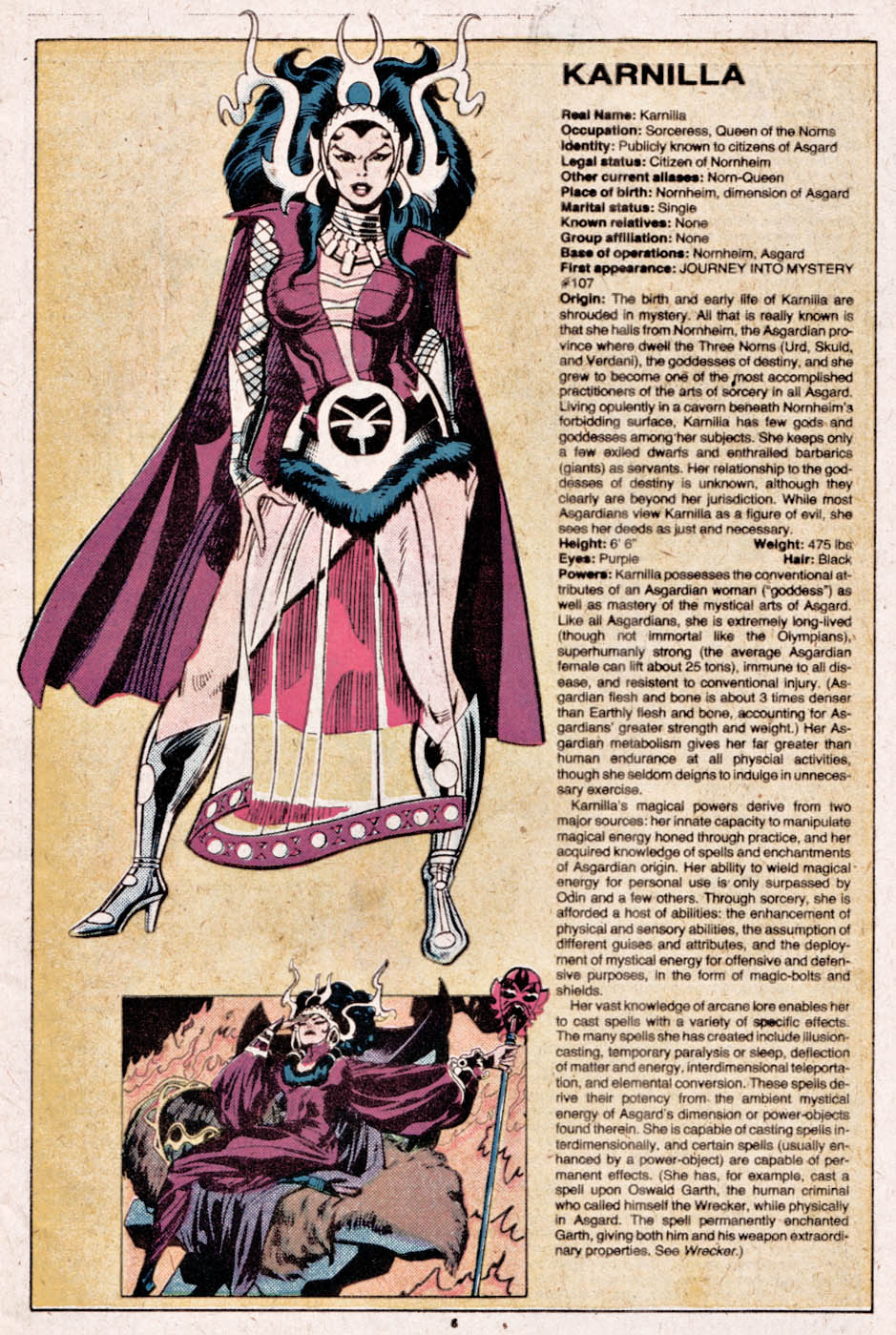 Read online The Official Handbook of the Marvel Universe comic -  Issue #6 - 7