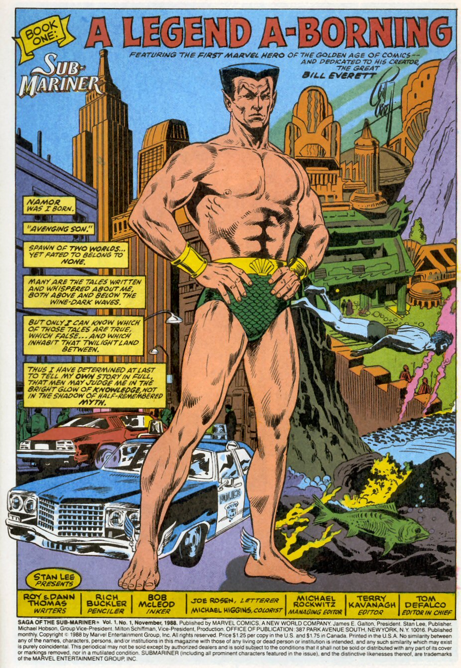Read online Saga of the Sub-Mariner comic -  Issue #1 - 2
