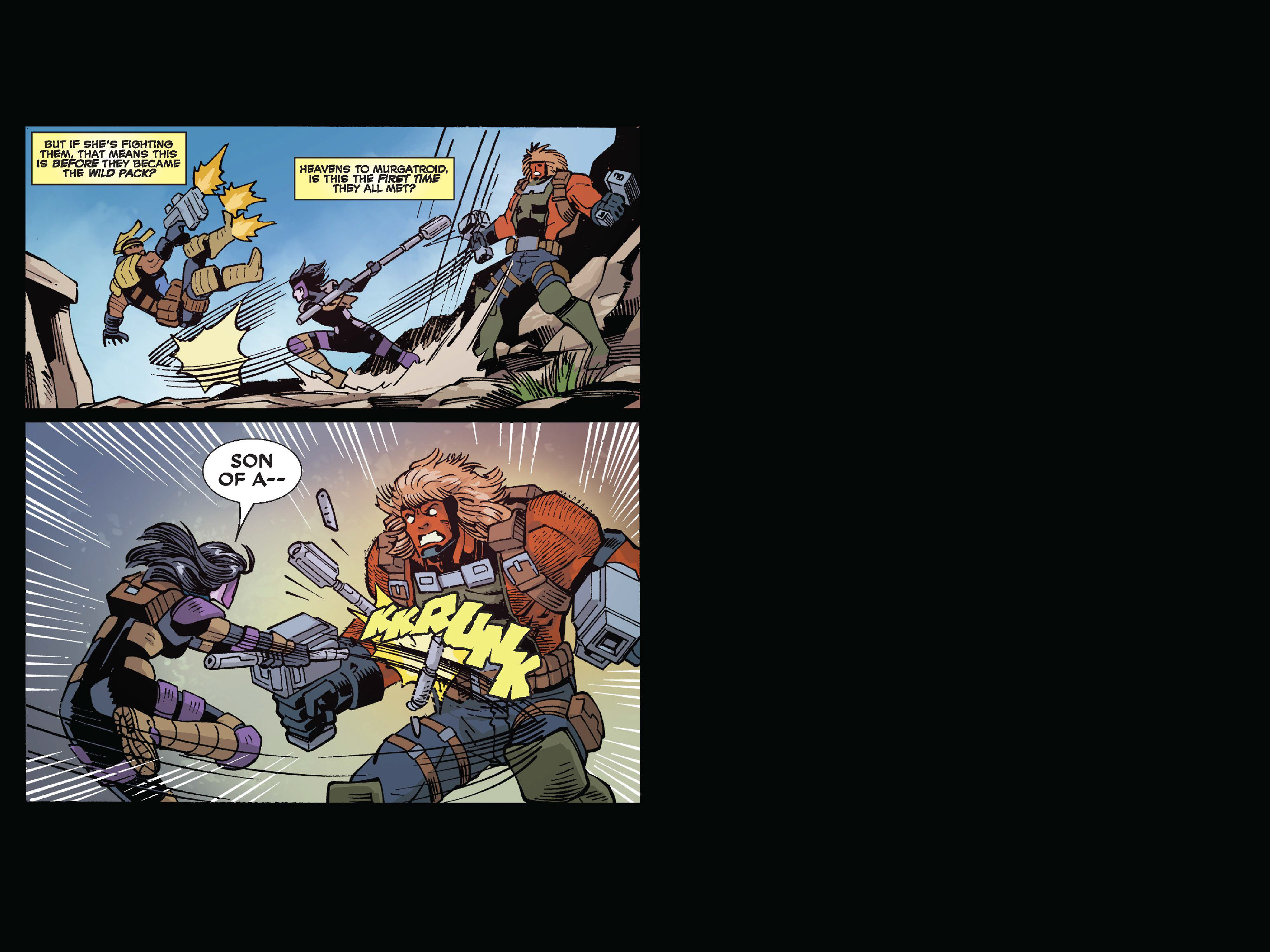 Read online Deadpool & Cable: Split Second Infinite Comic comic -  Issue #5 - 39