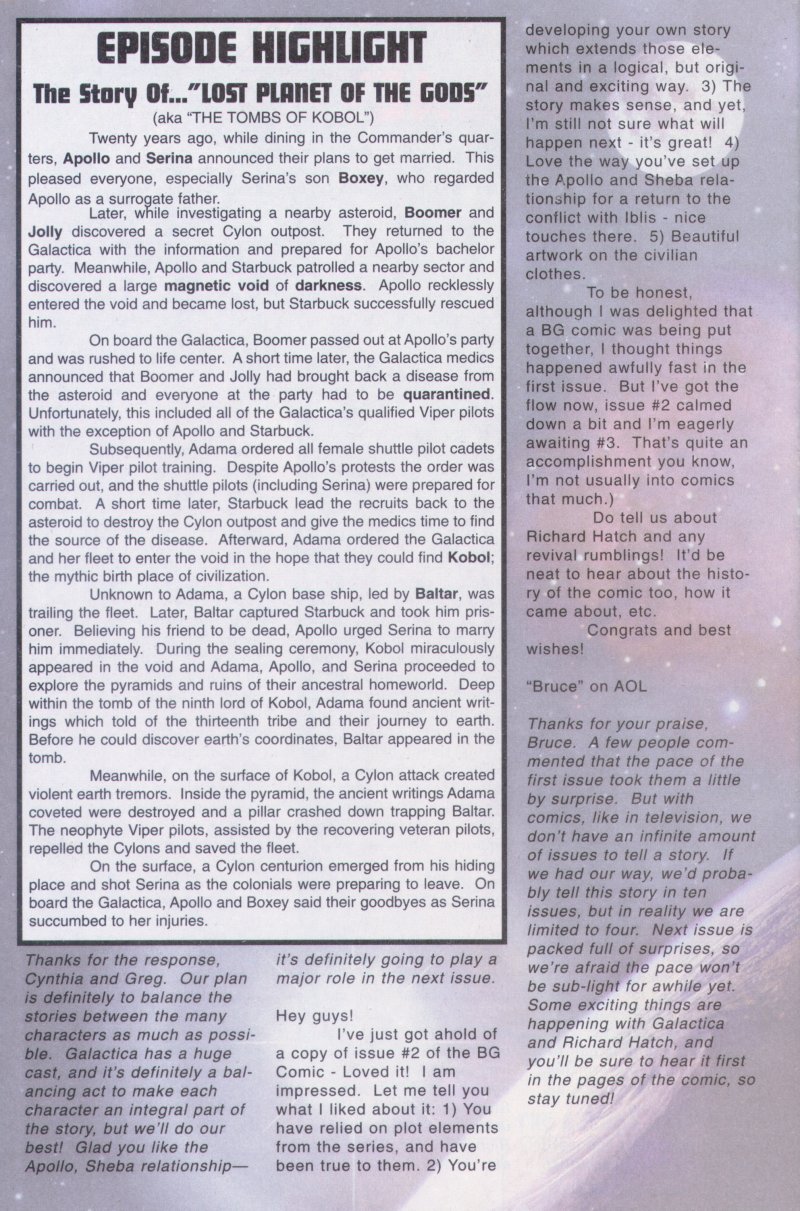 Read online Battlestar Galactica (1995) comic -  Issue #3 - 31