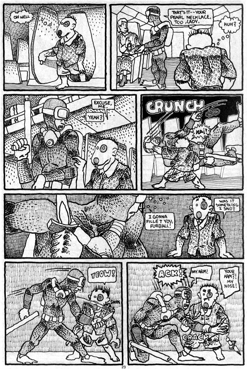 Read online Adolescent Radioactive Black Belt Hamsters comic -  Issue #1 - 23