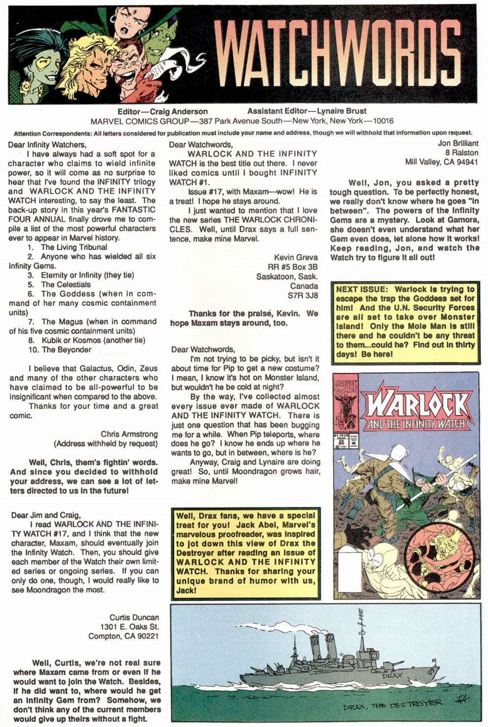 Read online Warlock and the Infinity Watch comic -  Issue #21 - 23