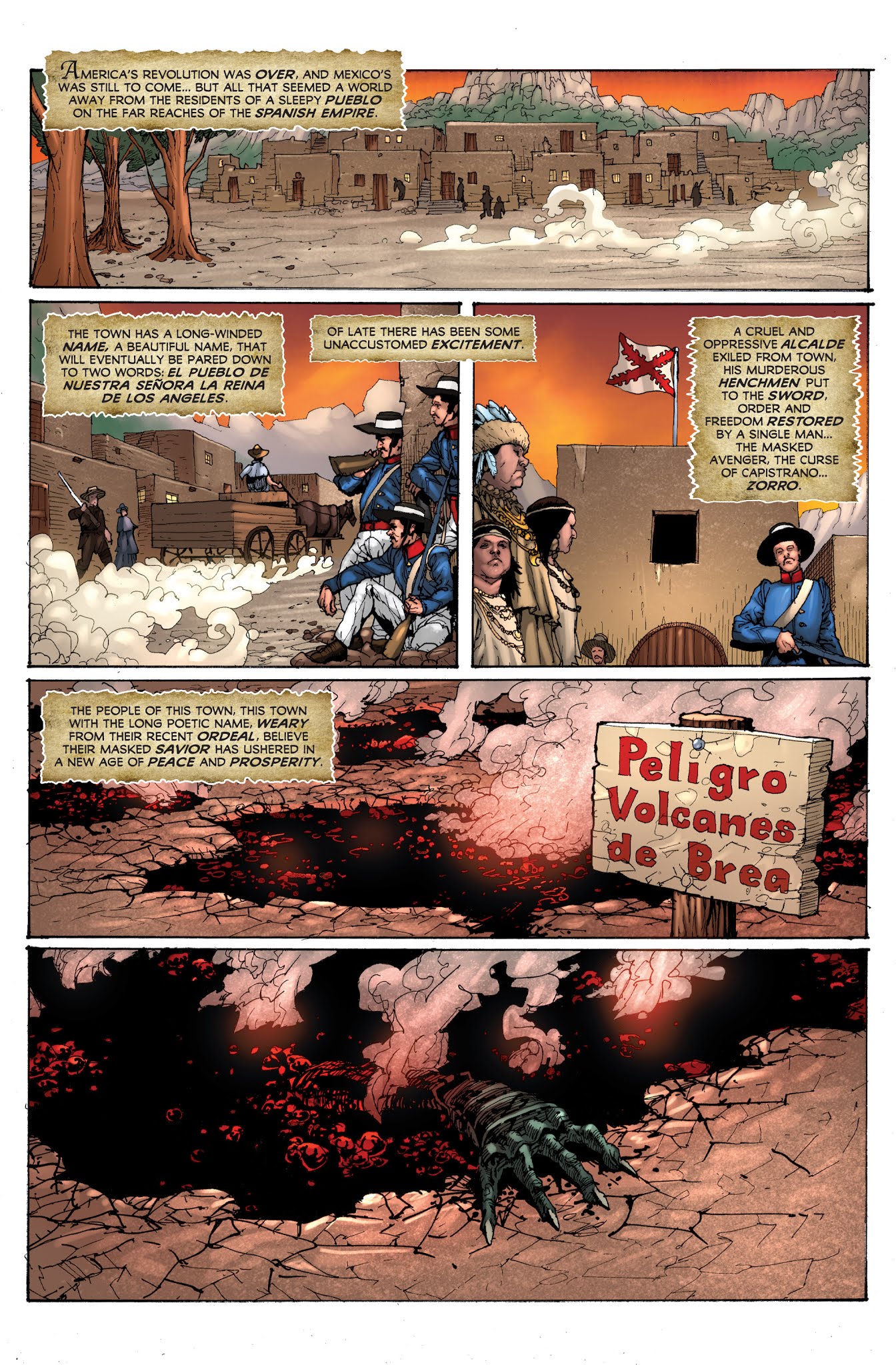 Read online Zorro: Swords of Hell comic -  Issue #1 - 4