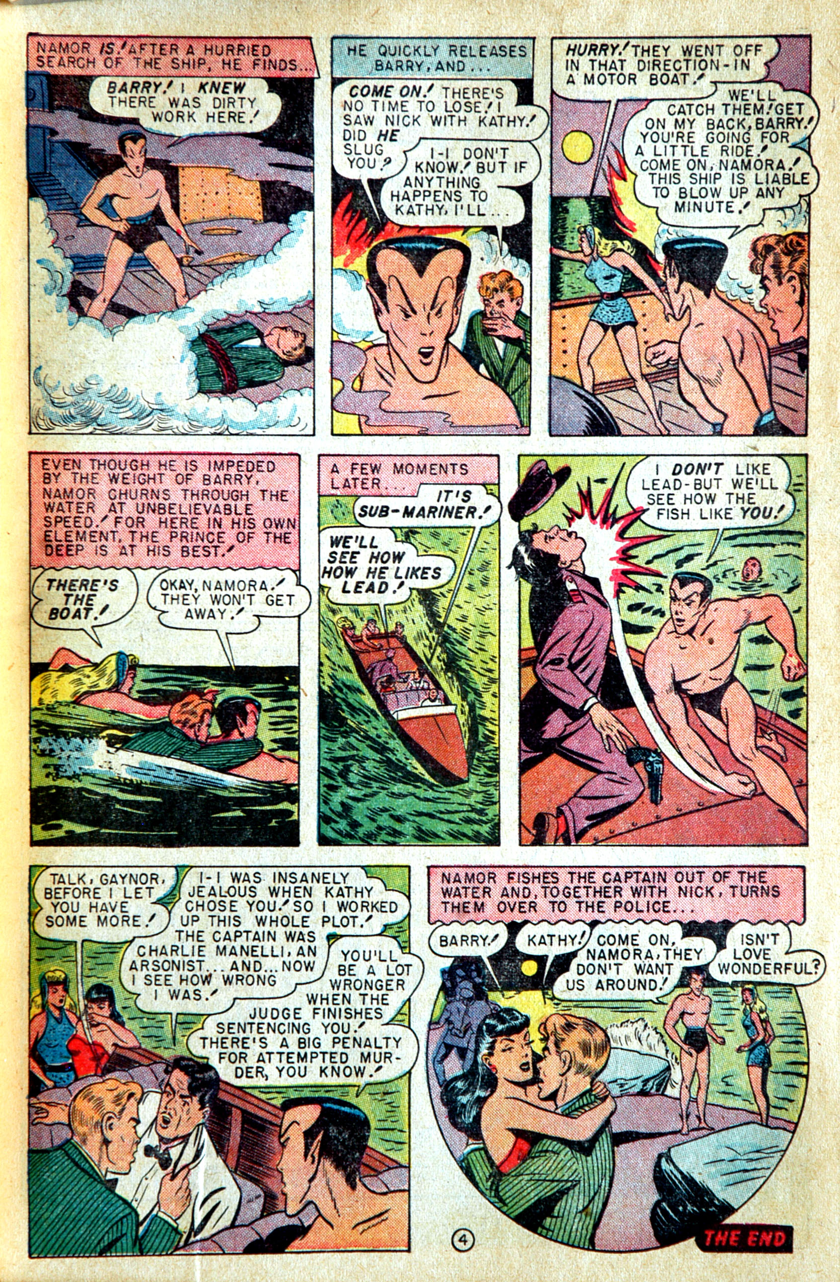 Read online Blonde Phantom Comics comic -  Issue #19 - 24