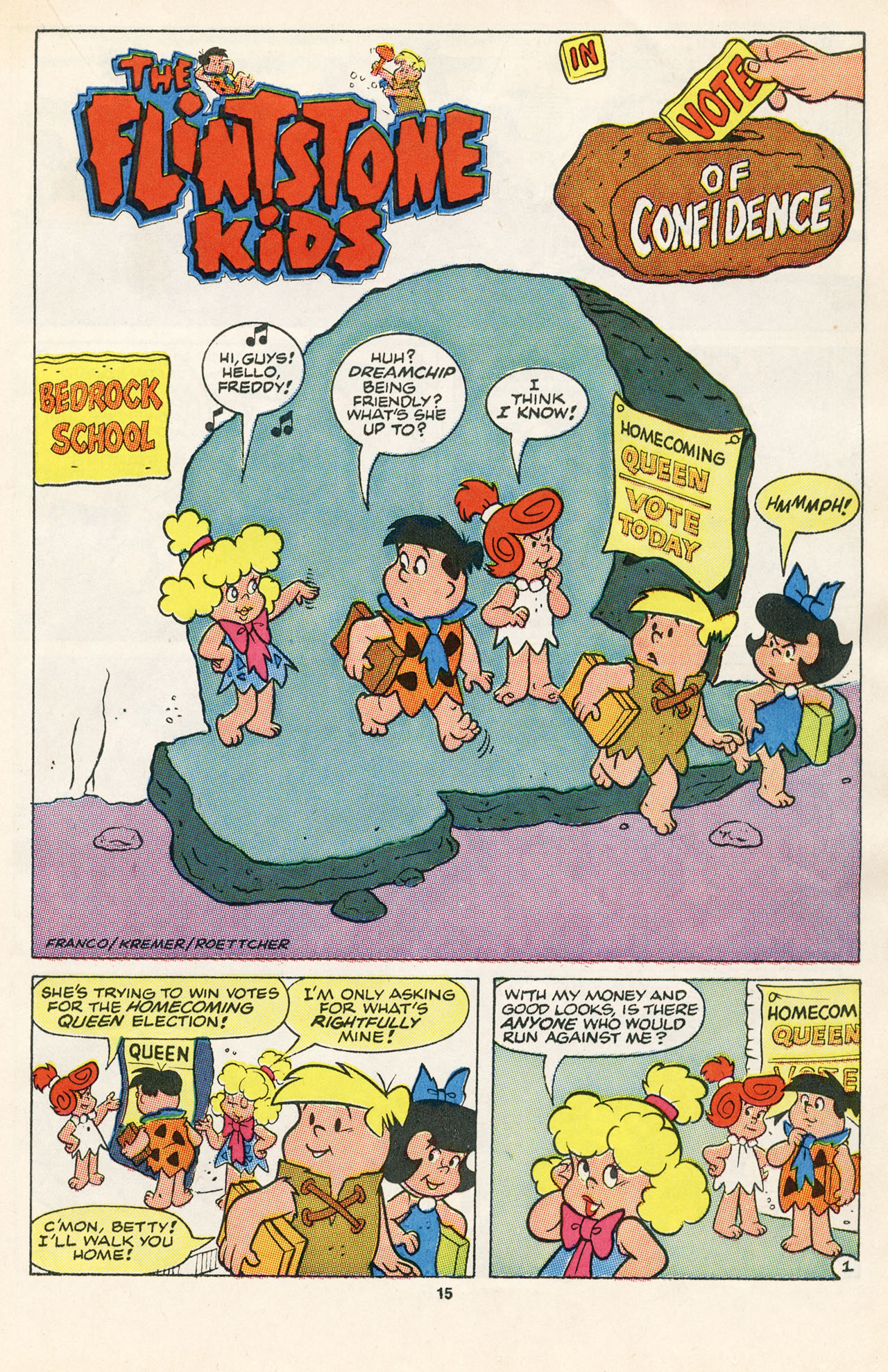 Read online The Flintstone Kids comic -  Issue #8 - 17
