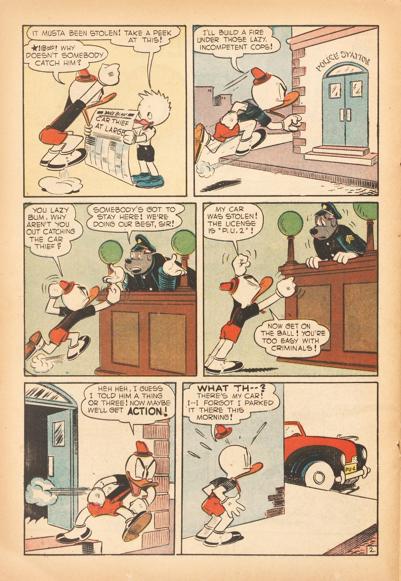 Read online Super Duck Comics comic -  Issue #26 - 34