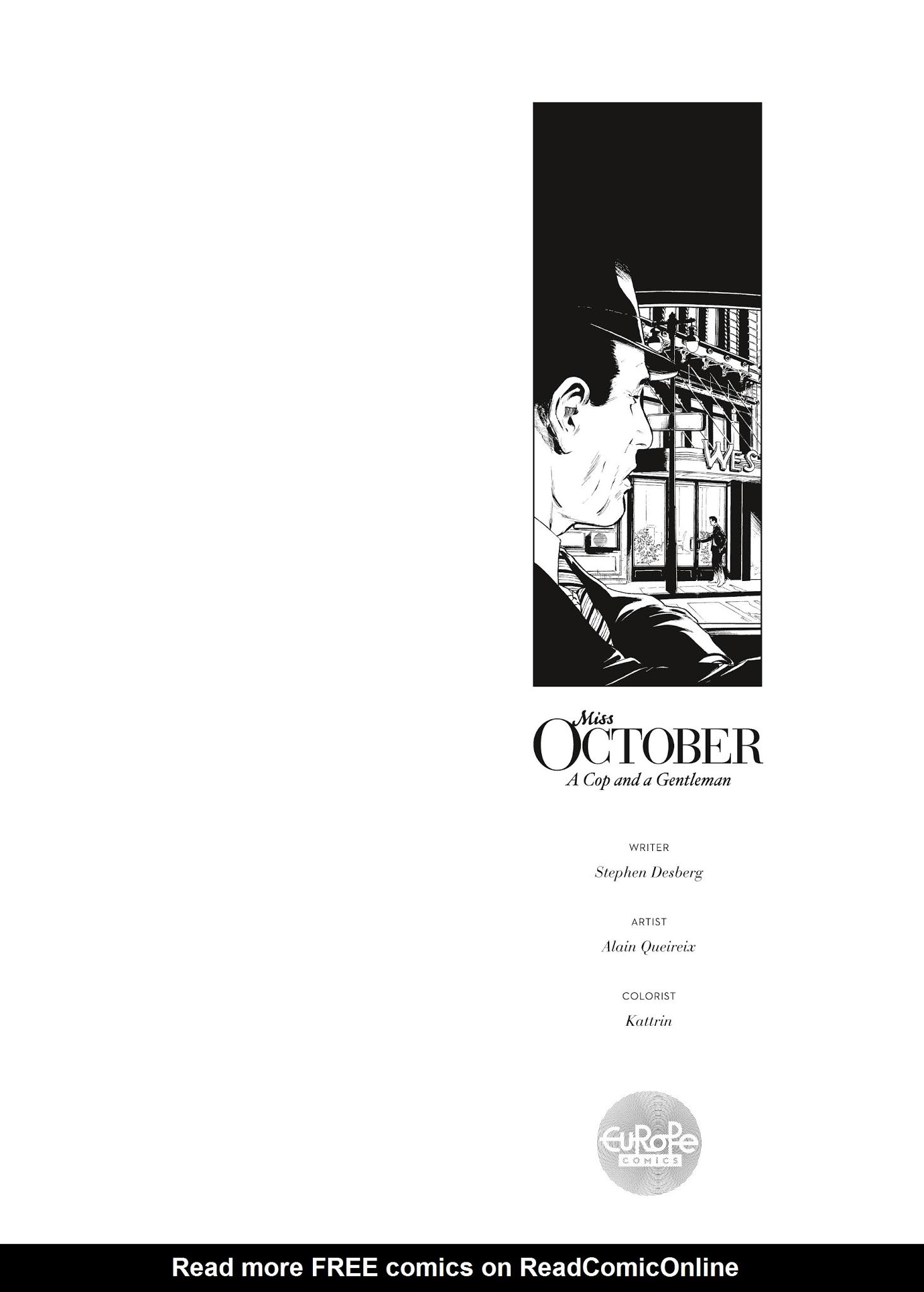 Read online Miss October comic -  Issue #4 - 2