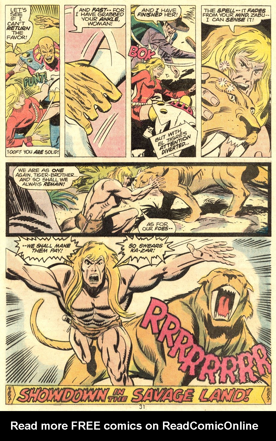 Read online Ka-Zar comic -  Issue #3 - 20