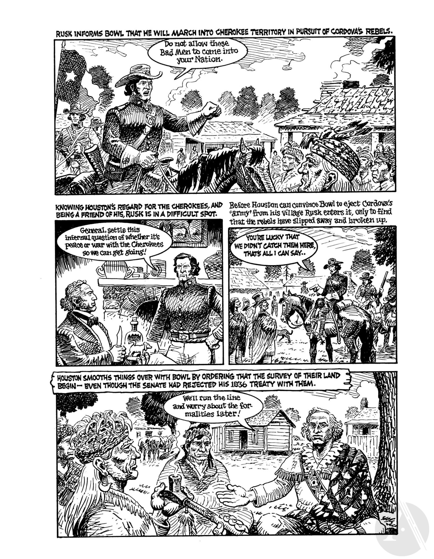 Read online Indian Lover: Sam Houston & the Cherokees comic -  Issue # TPB - 79