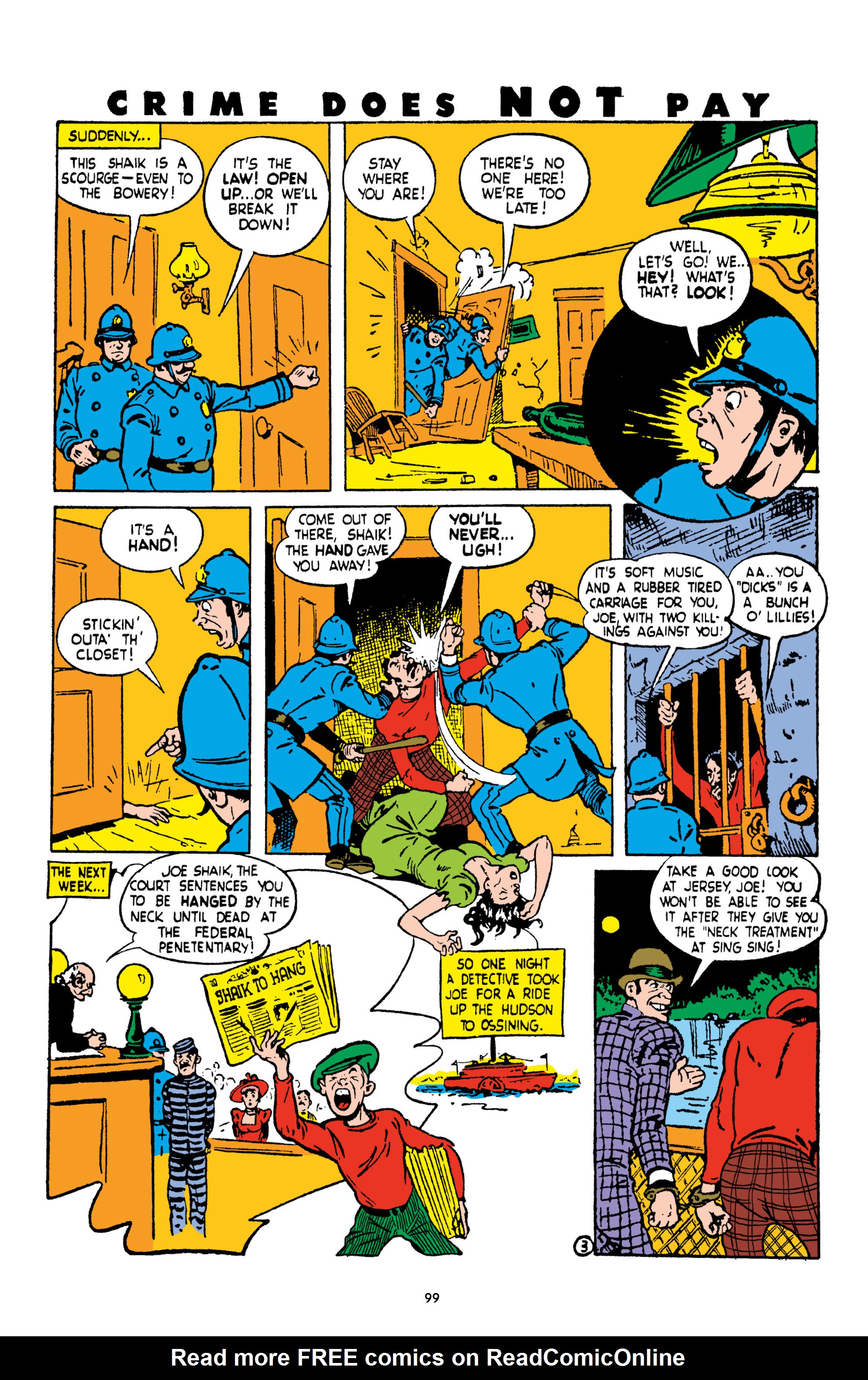 Read online Crime Does Not Pay Archives comic -  Issue # TPB 3 (Part 1) - 99
