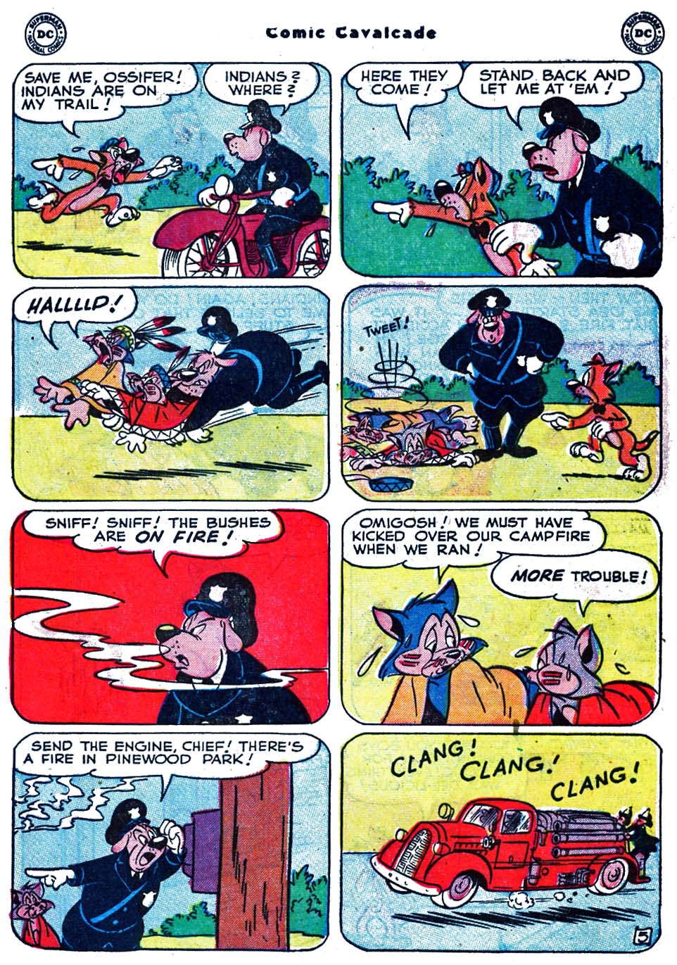 Read online Comic Cavalcade comic -  Issue #51 - 15