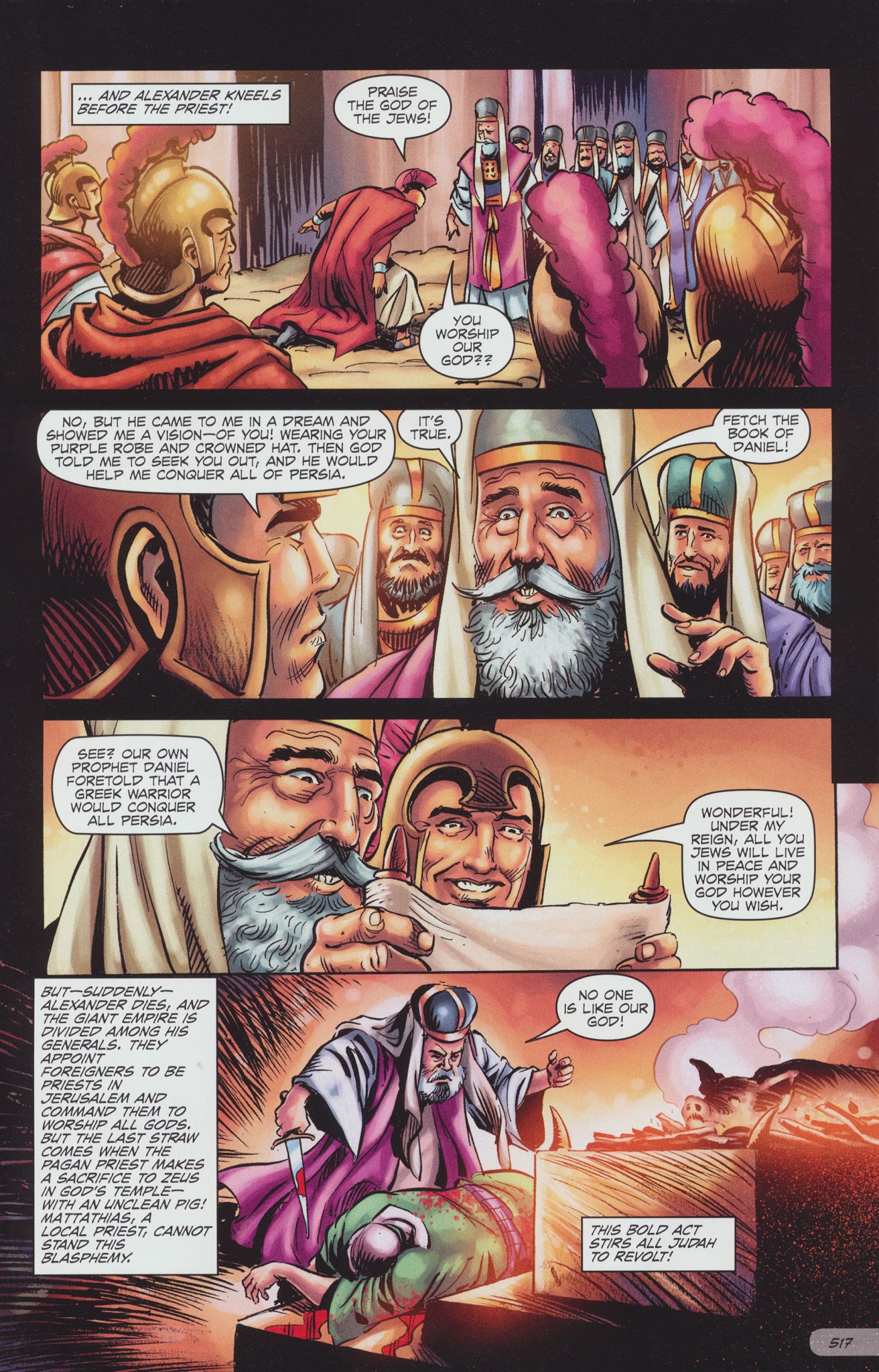 Read online The Action Bible comic -  Issue # TPB 2 - 140